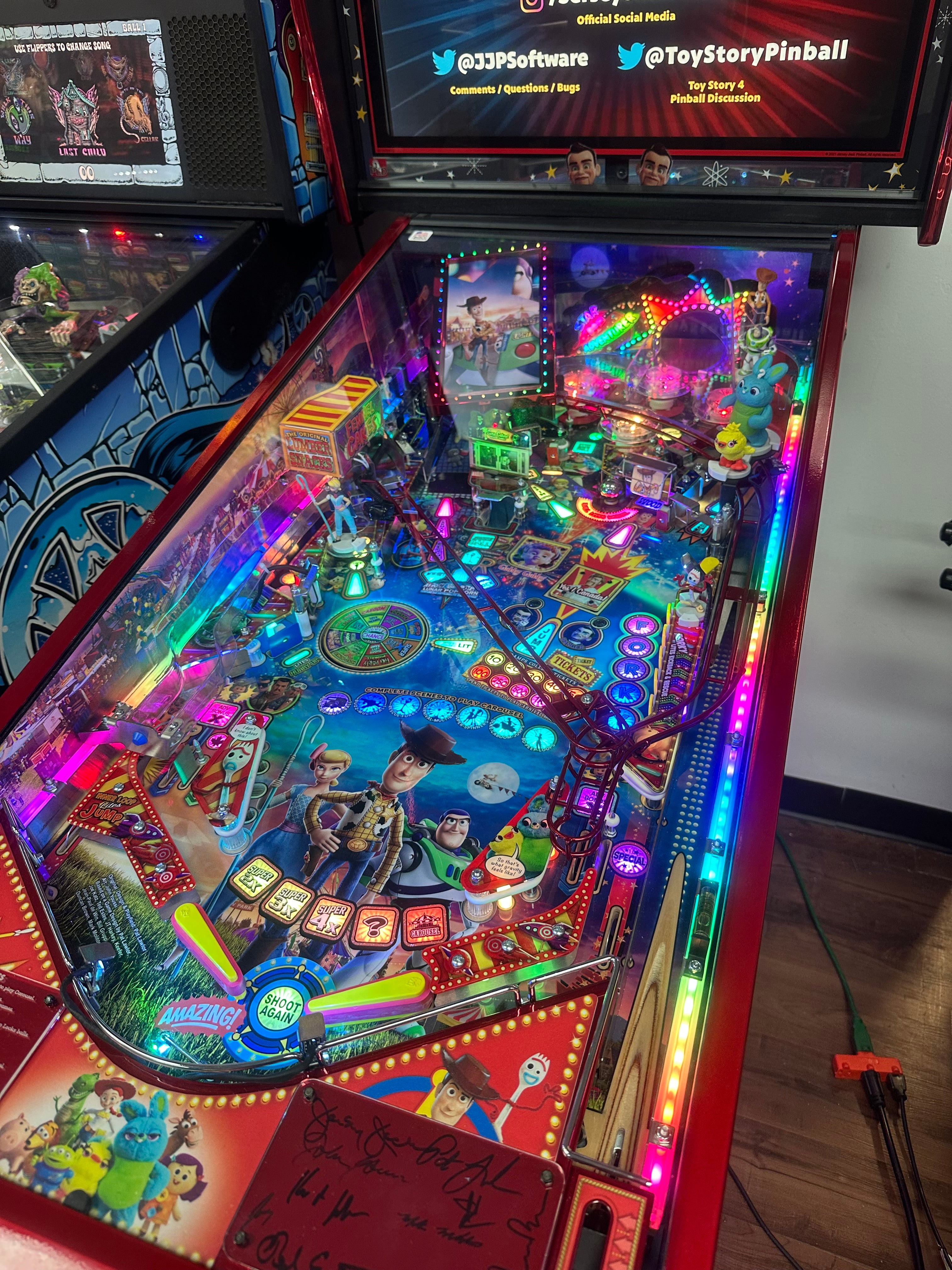JJP Toy Story 4 Collectors Edition Pinball Machine