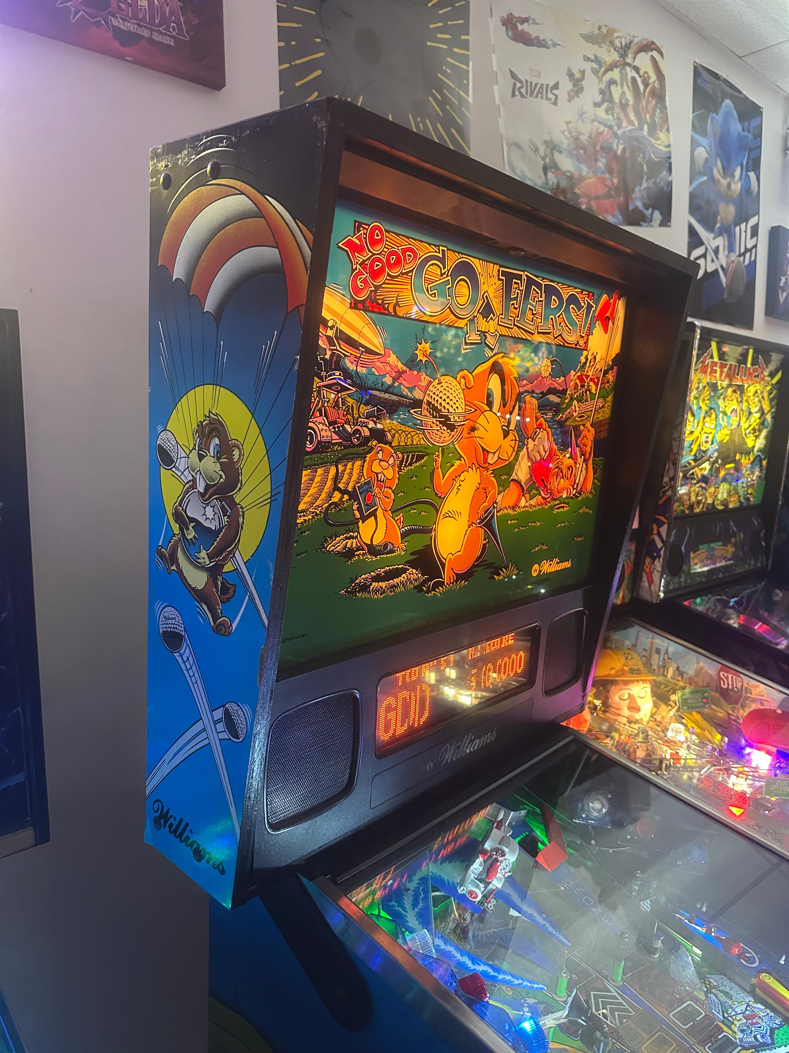Williams No Good Gophers Pinball Machine