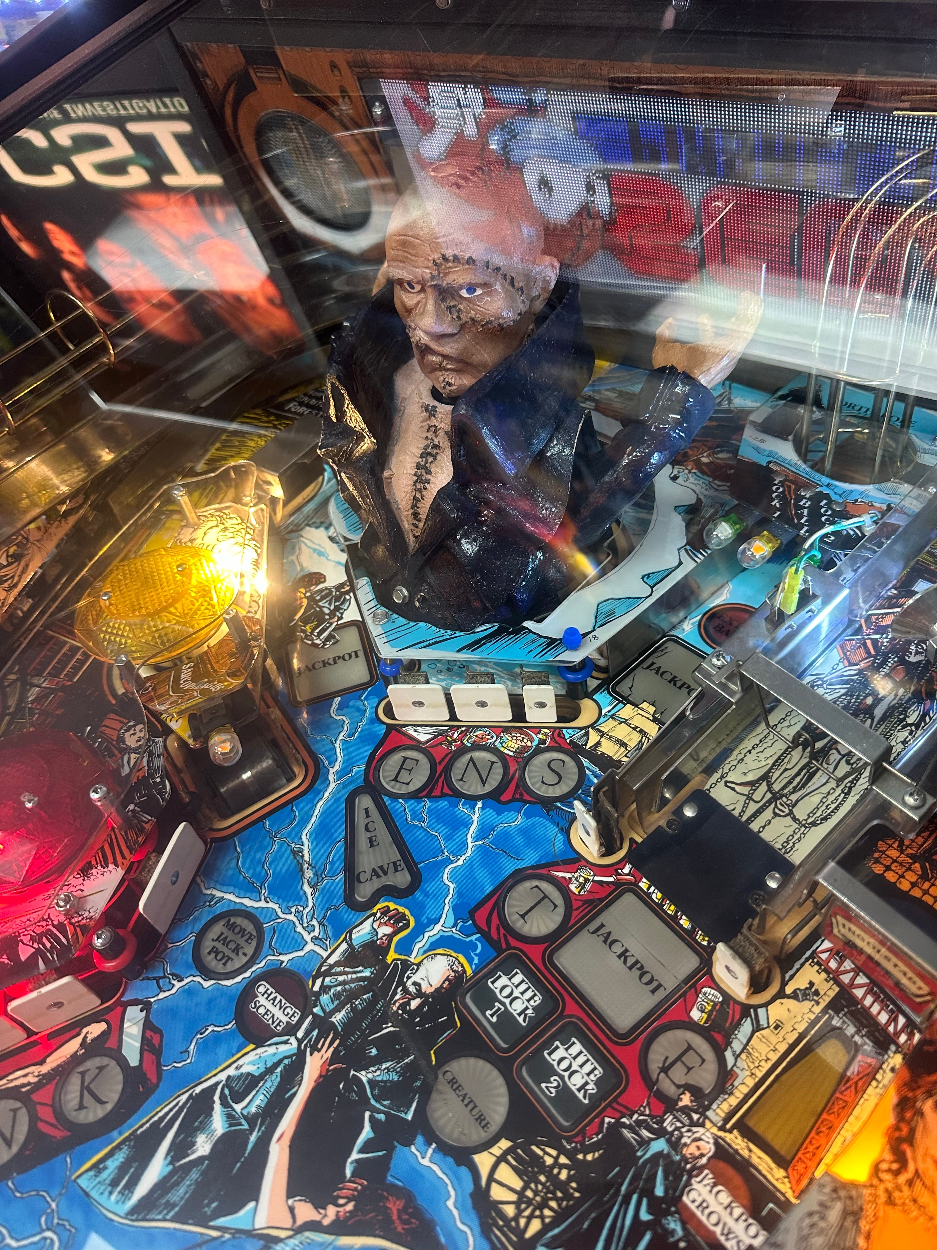 SEGA Mary Shelley's Frankenstein Pinball Machine