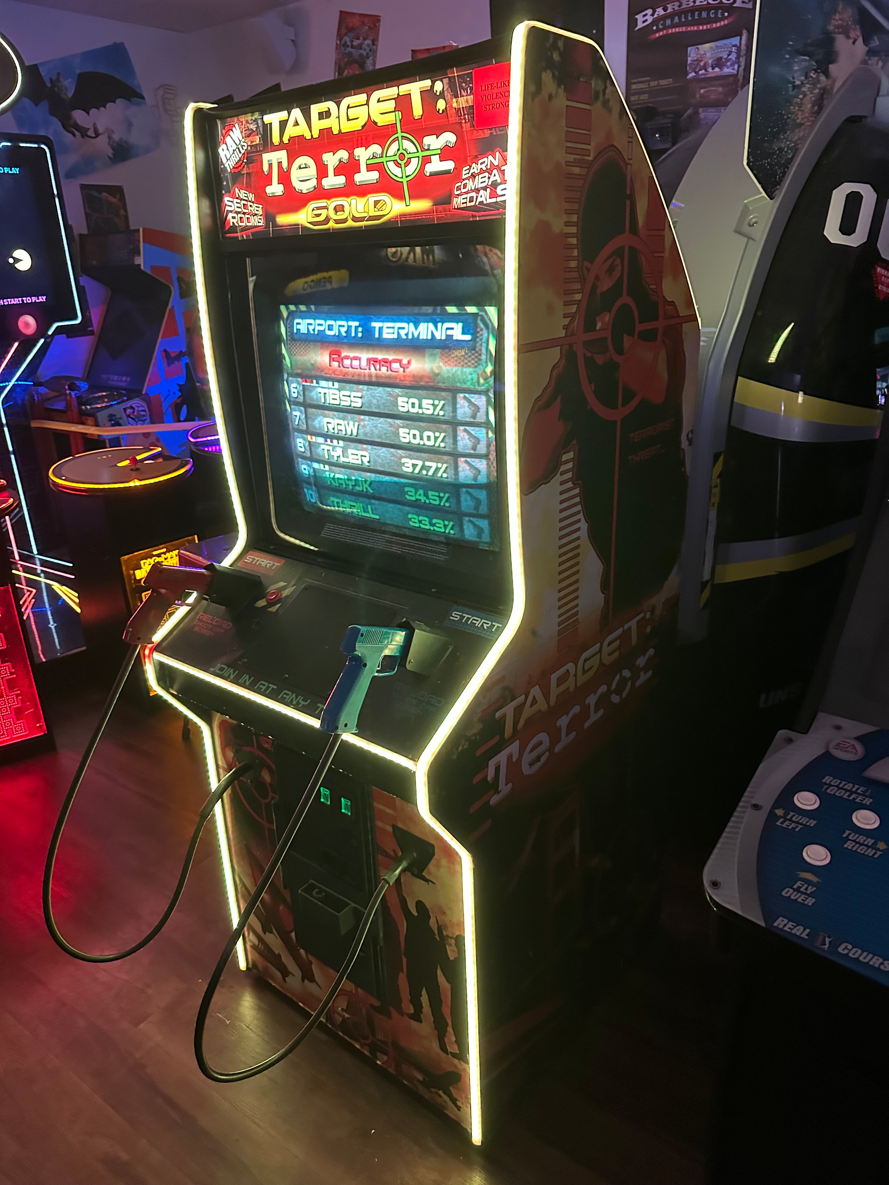 Raw Thrills Target Terror Gold Arcade Game