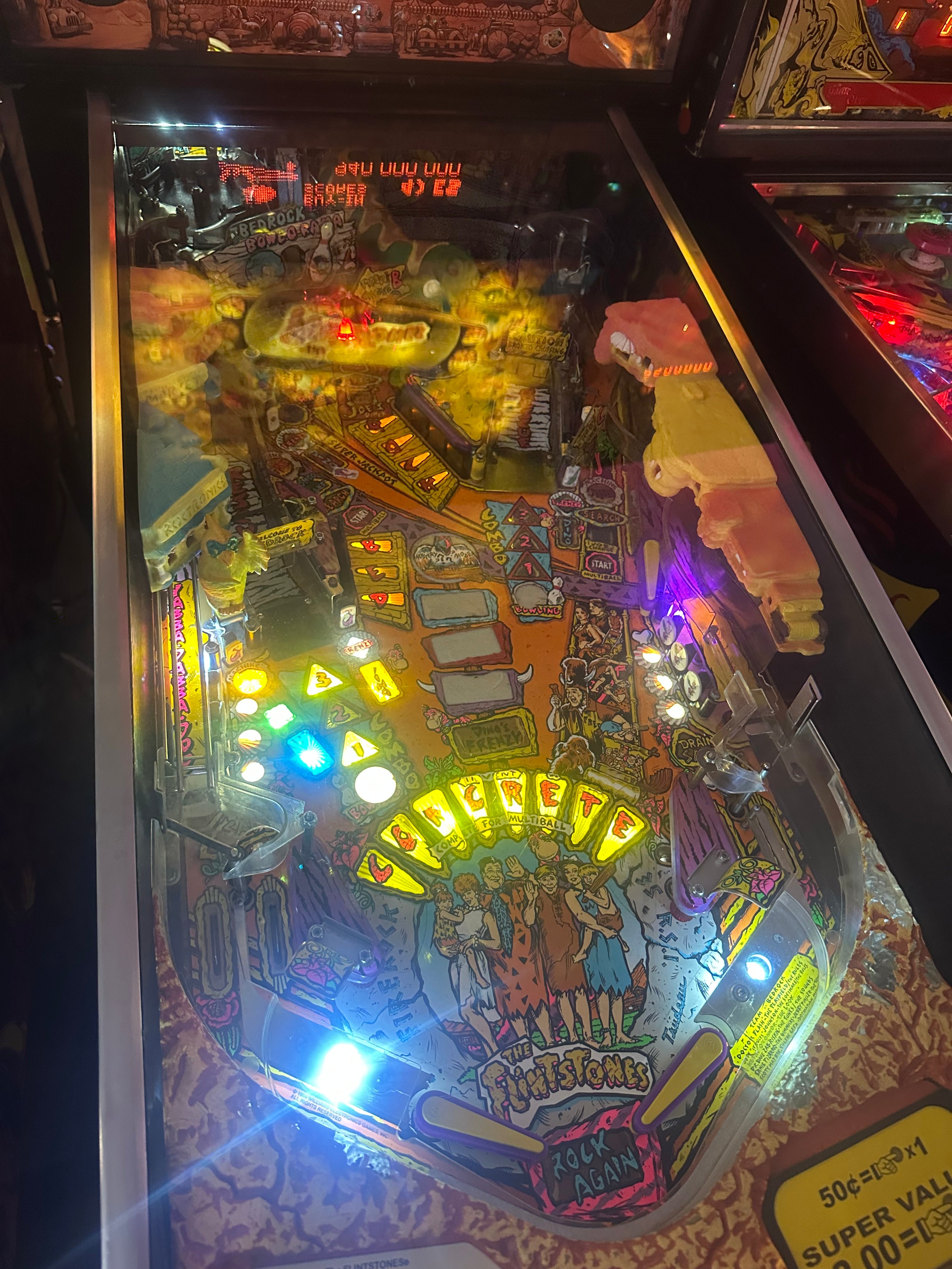 Williams The Flintstones Pinball Machine