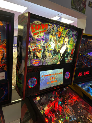 Image of Stern Pinball Elvira's House of Horrors Premium Pinball Machine