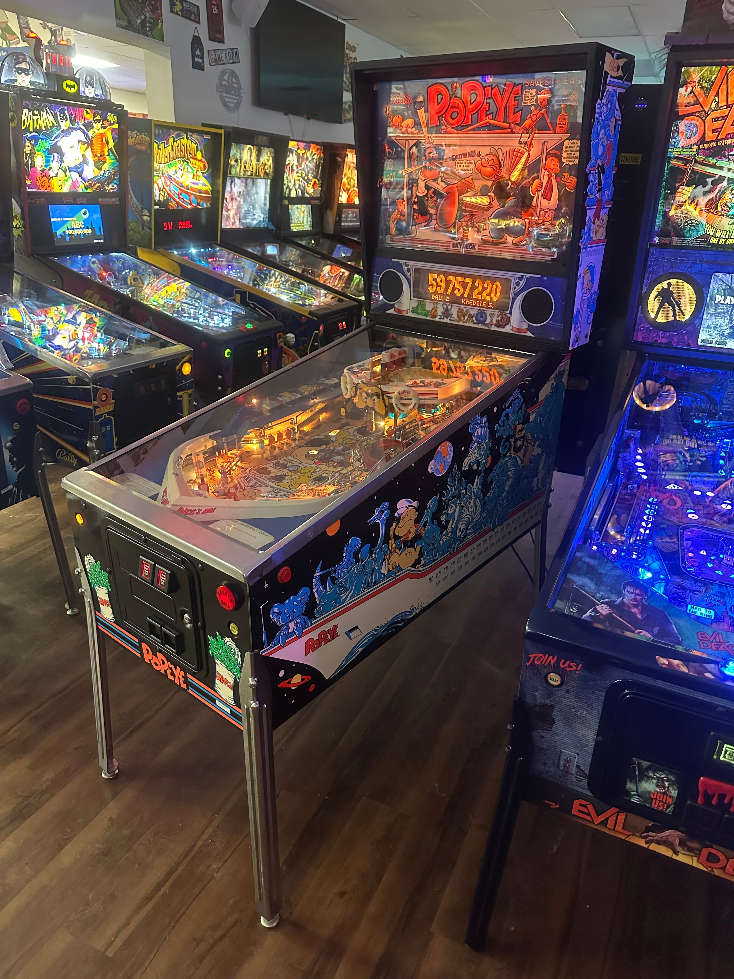 Bally Popeye Saves the Earth Pinball Machine