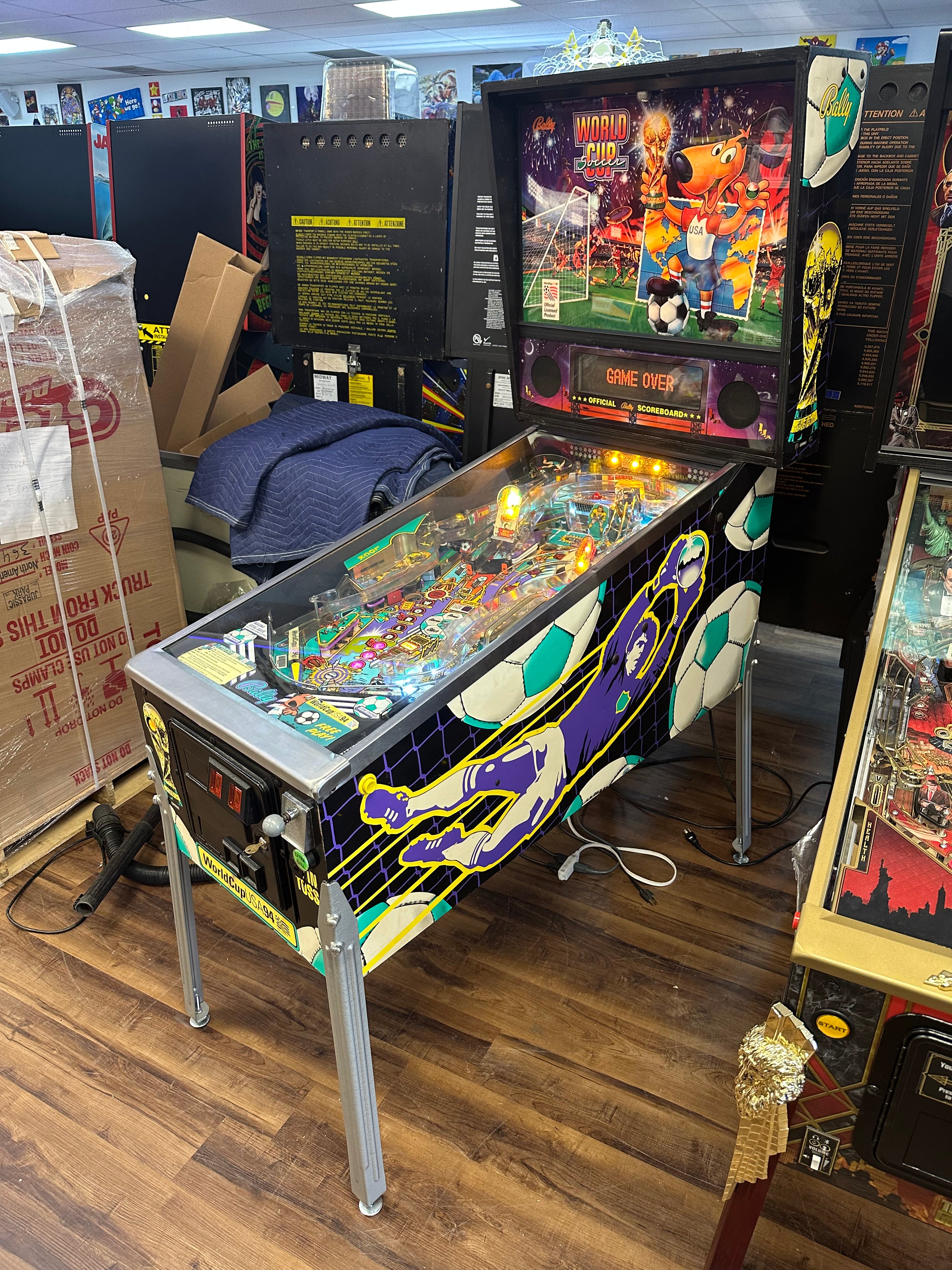 Bally World Cup Soccer Pinball Machine