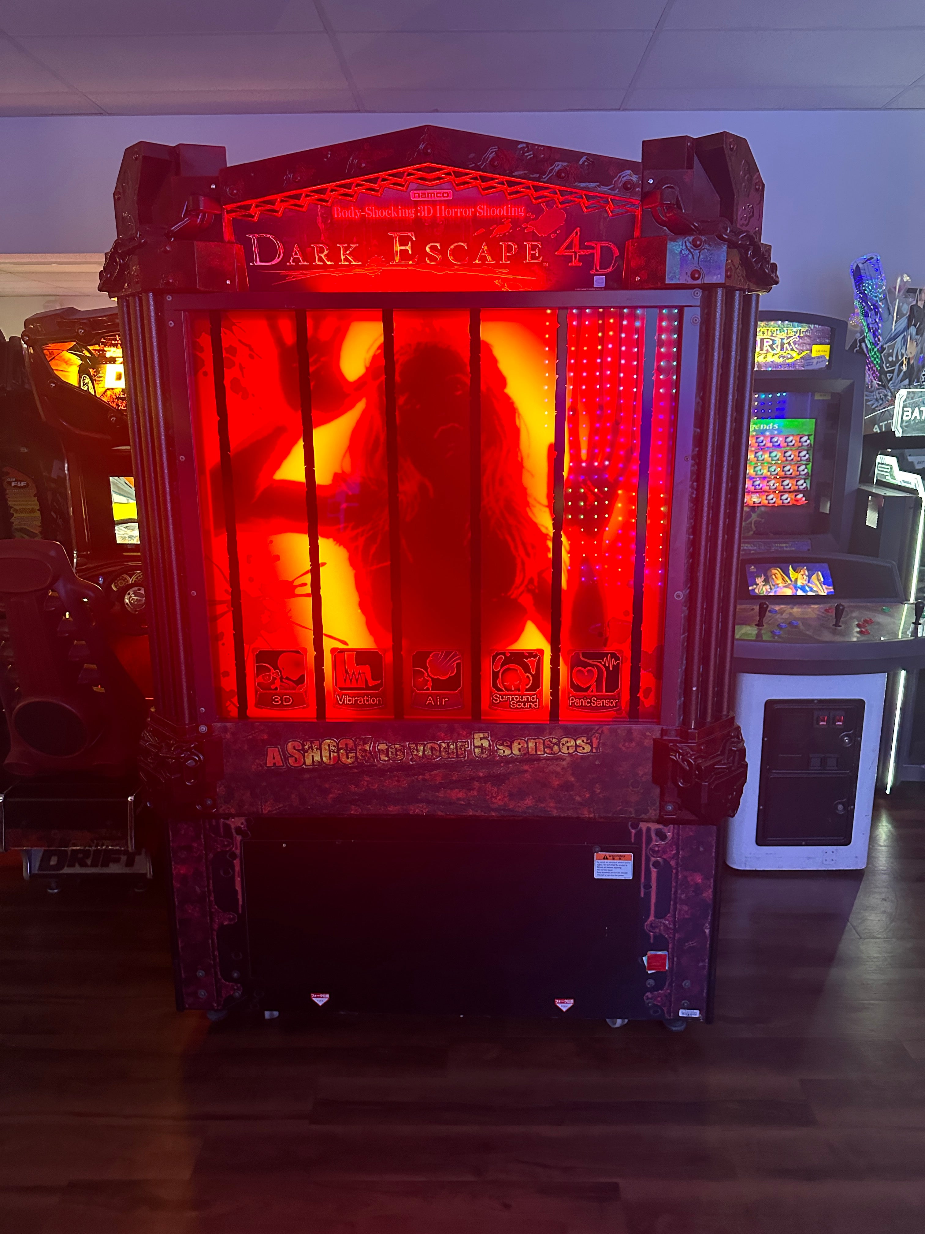 Bandai Namco Dark Escape 4D Deluxe Arcade Shooting Game