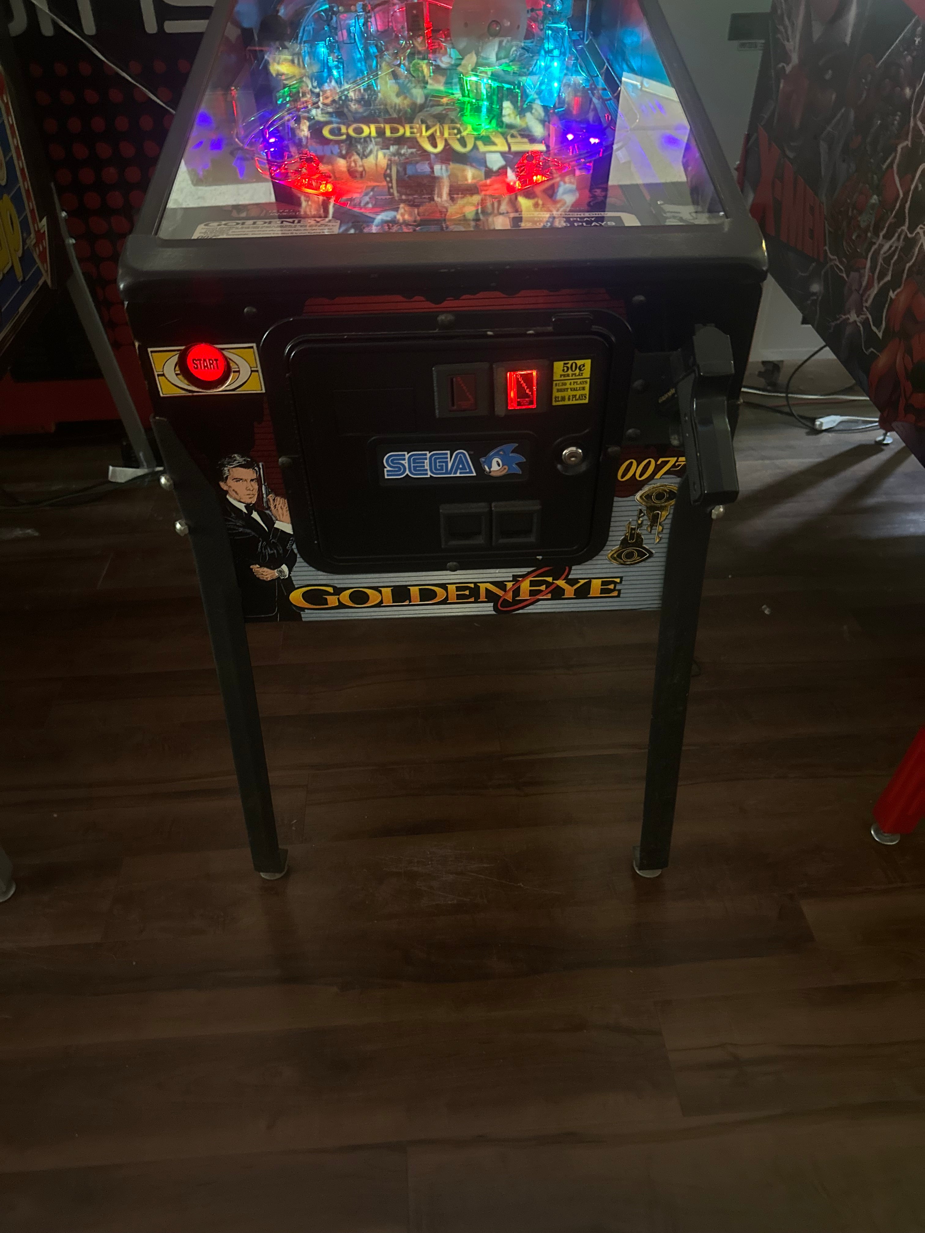 SEGA Goldeneye Pinball Machine