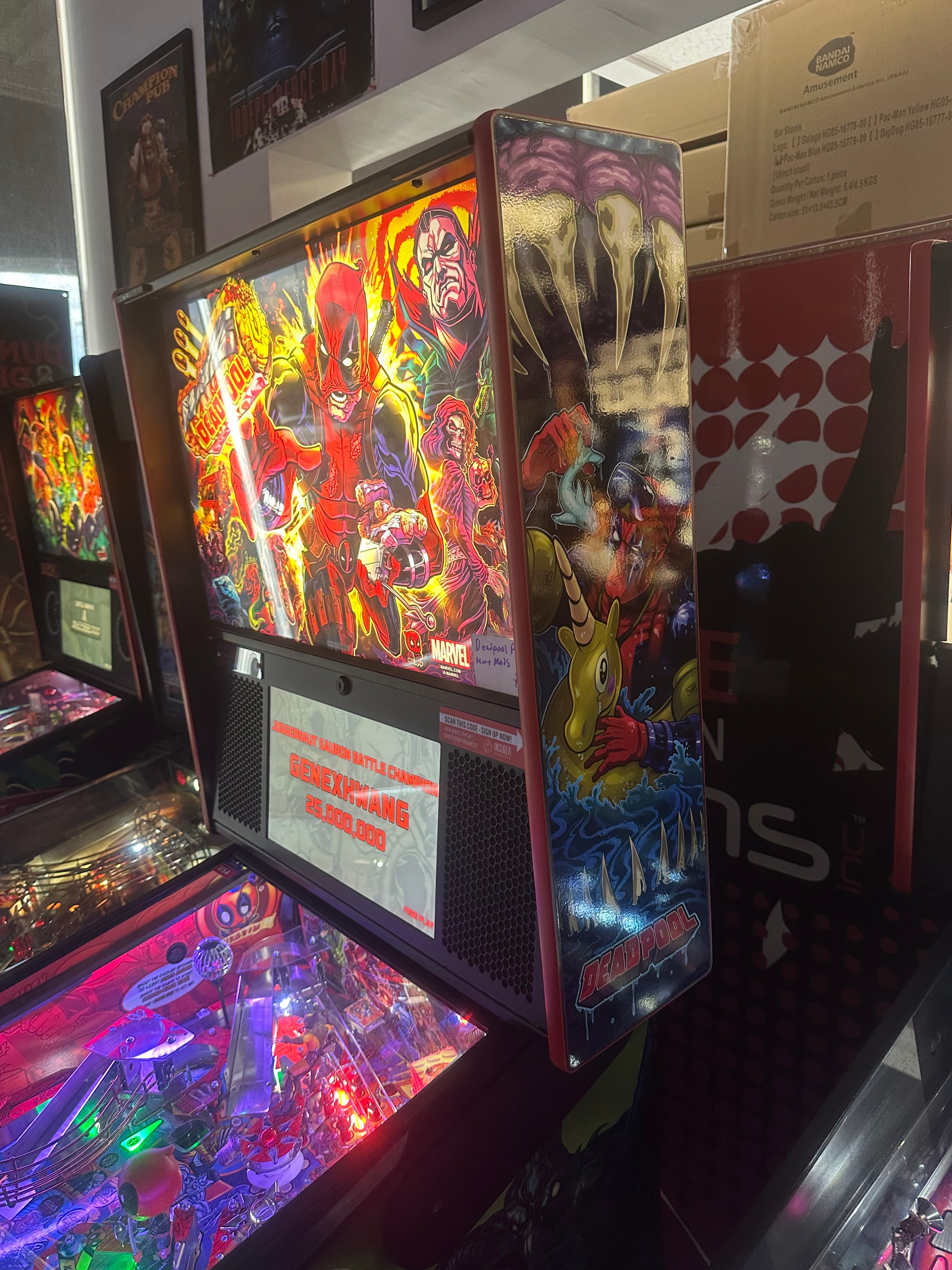 Stern Pinball LOADED Deadpool Premium Pinball Machine