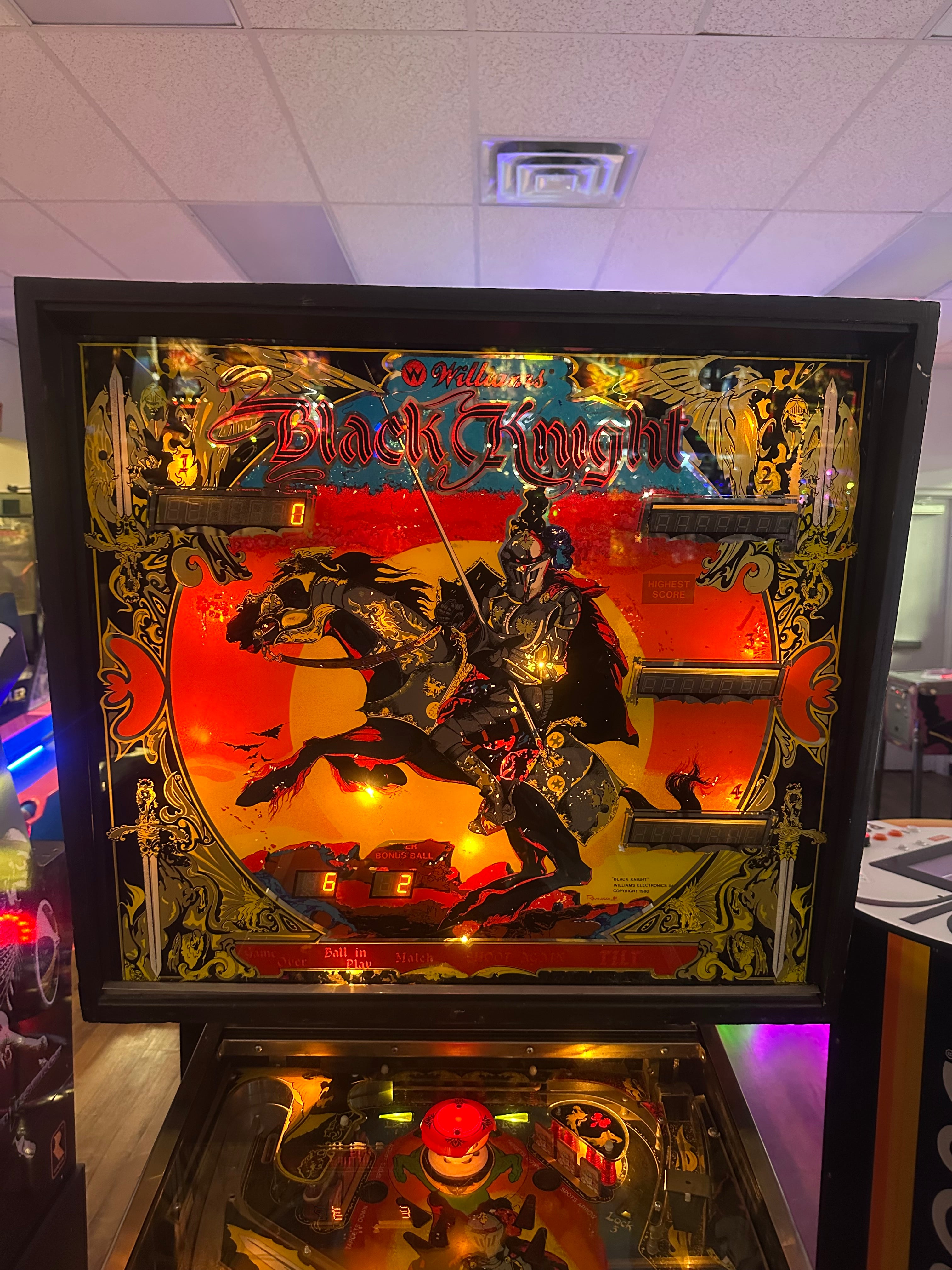 Williams Black Knight Pinball Machine