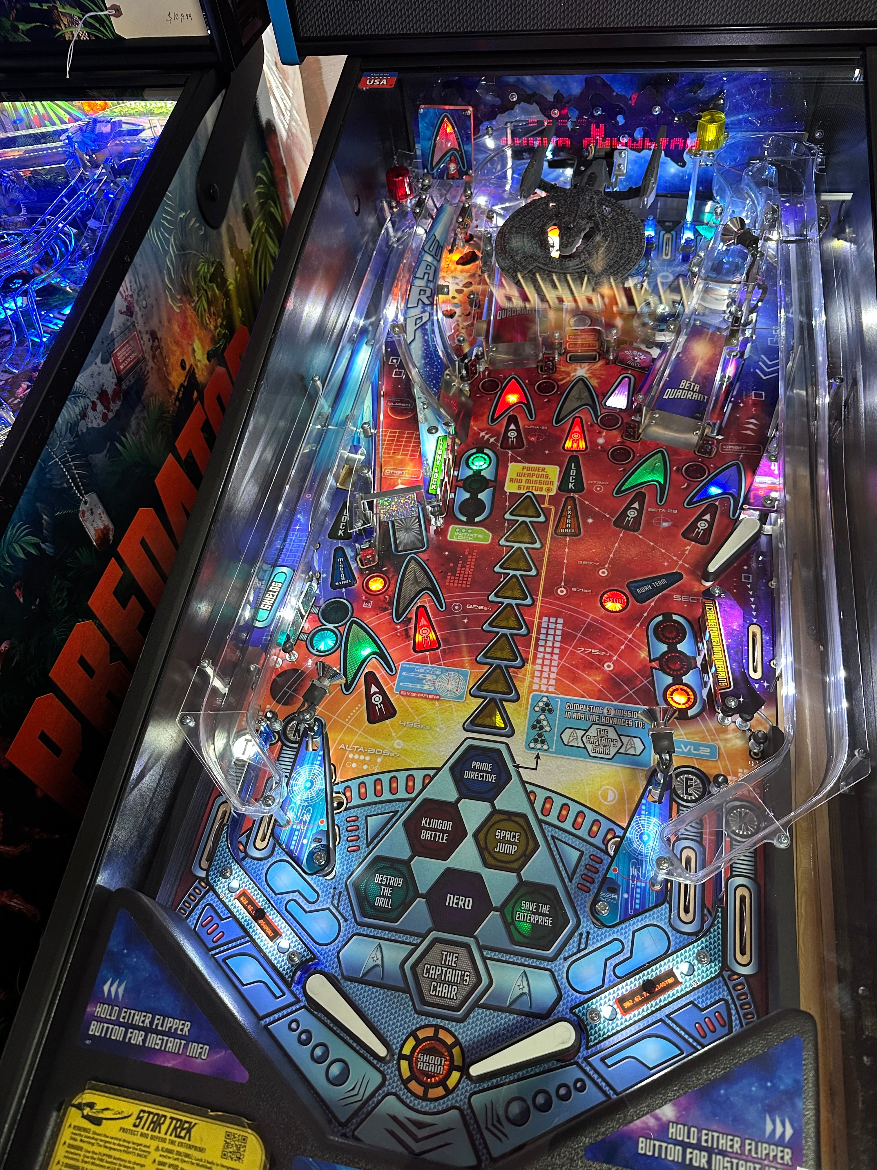 Stern Pinball Star Trek Pro Pinball Machine