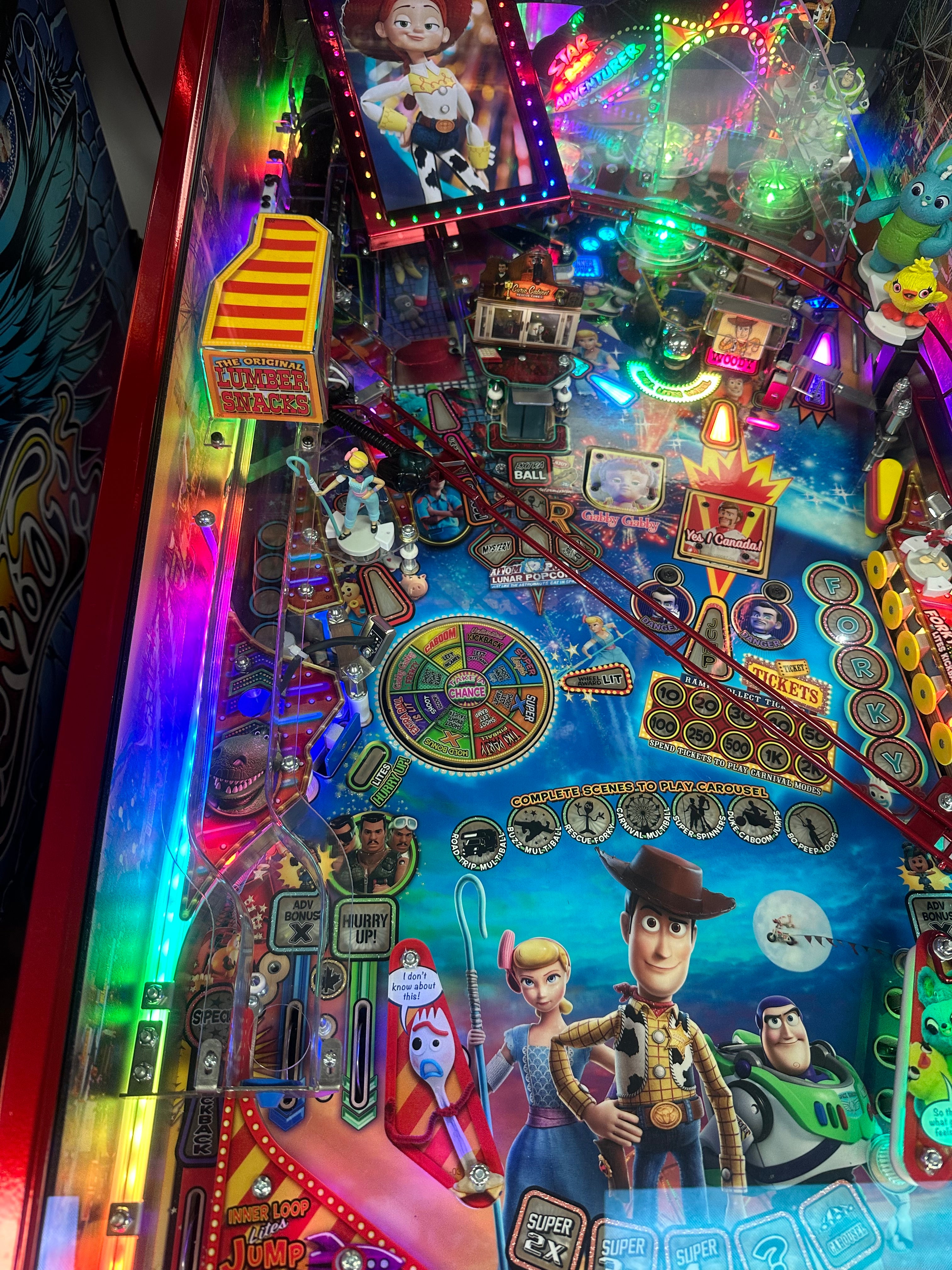 JJP Toy Story 4 Collectors Edition Pinball Machine