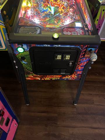 Image of Stern Pinball LOADED Godzilla Pro Pinball Machine with Stern Topper