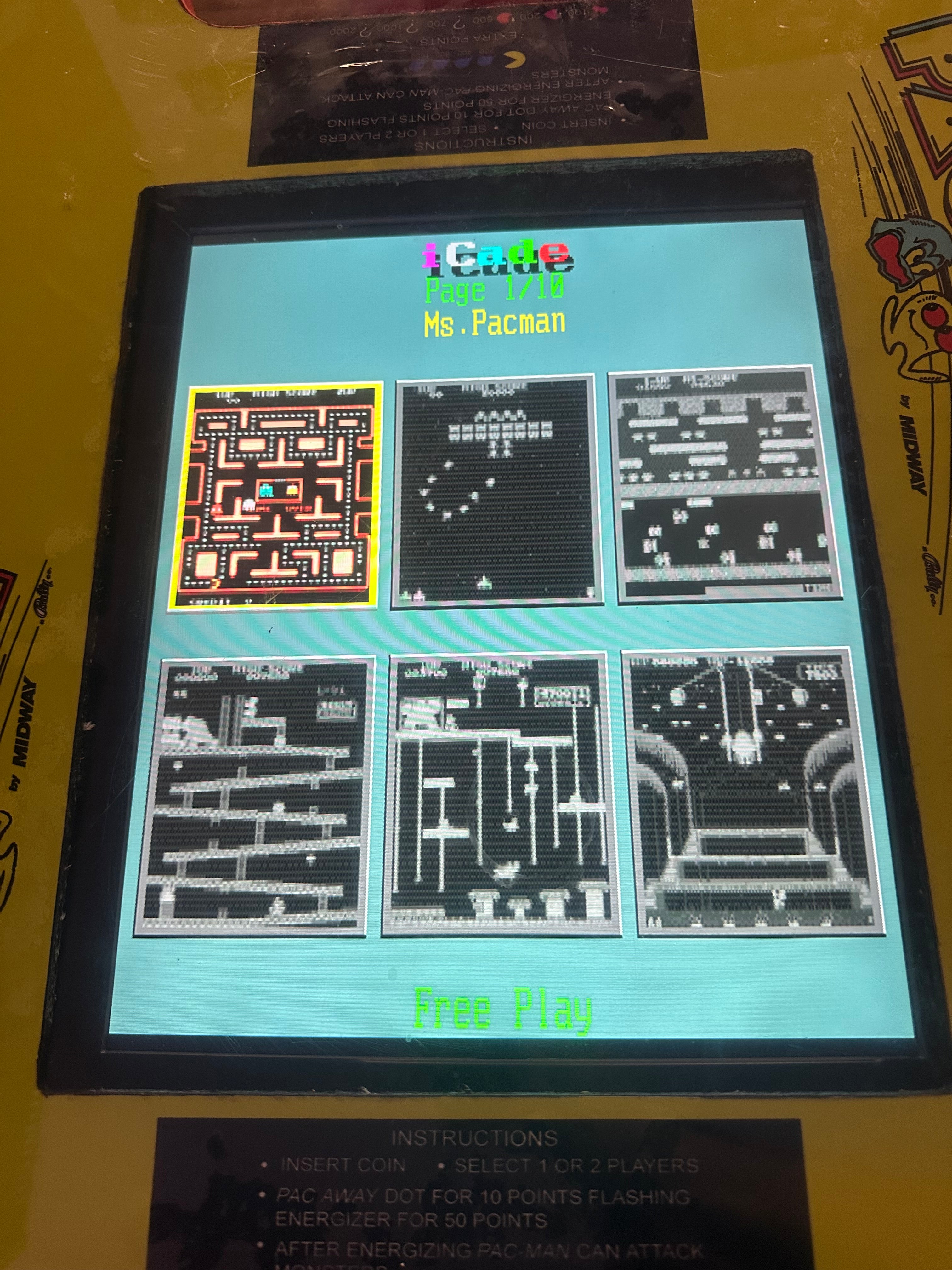 Pac-Man High Top Arcade Game