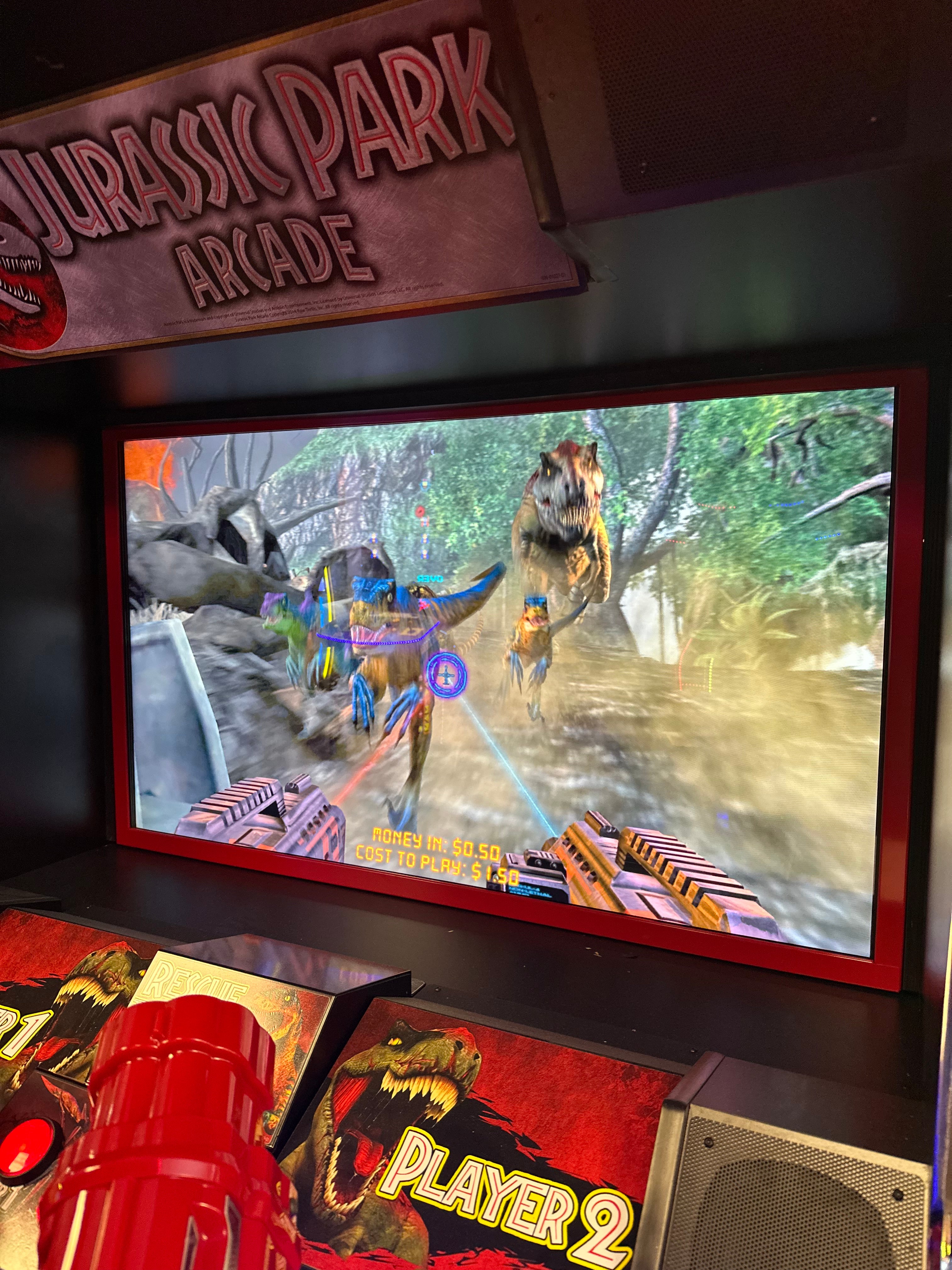 Raw Thrills Jurassic Park Arcade Game