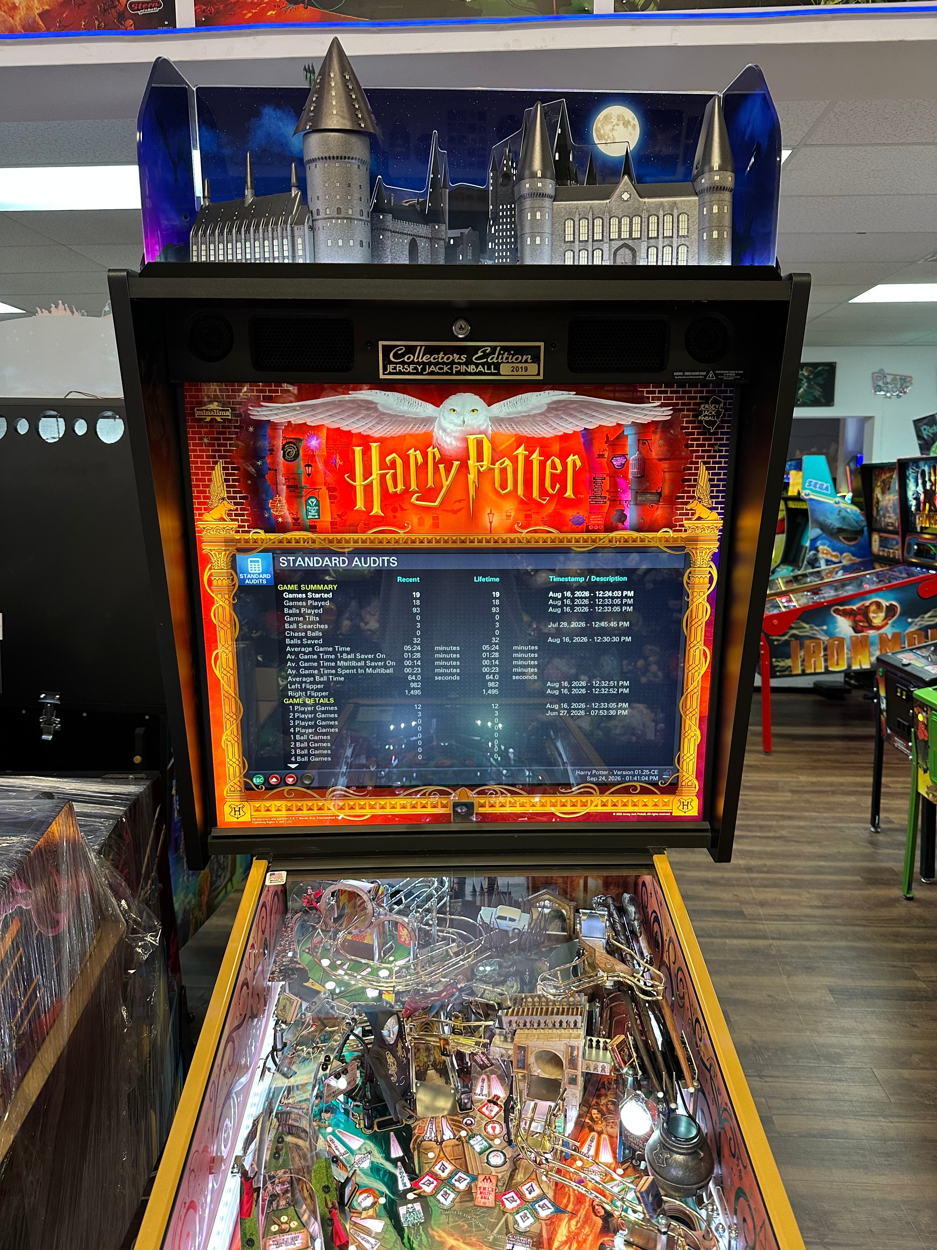 Harry Potter Collectors Edition Pinball Machine IN STOCK