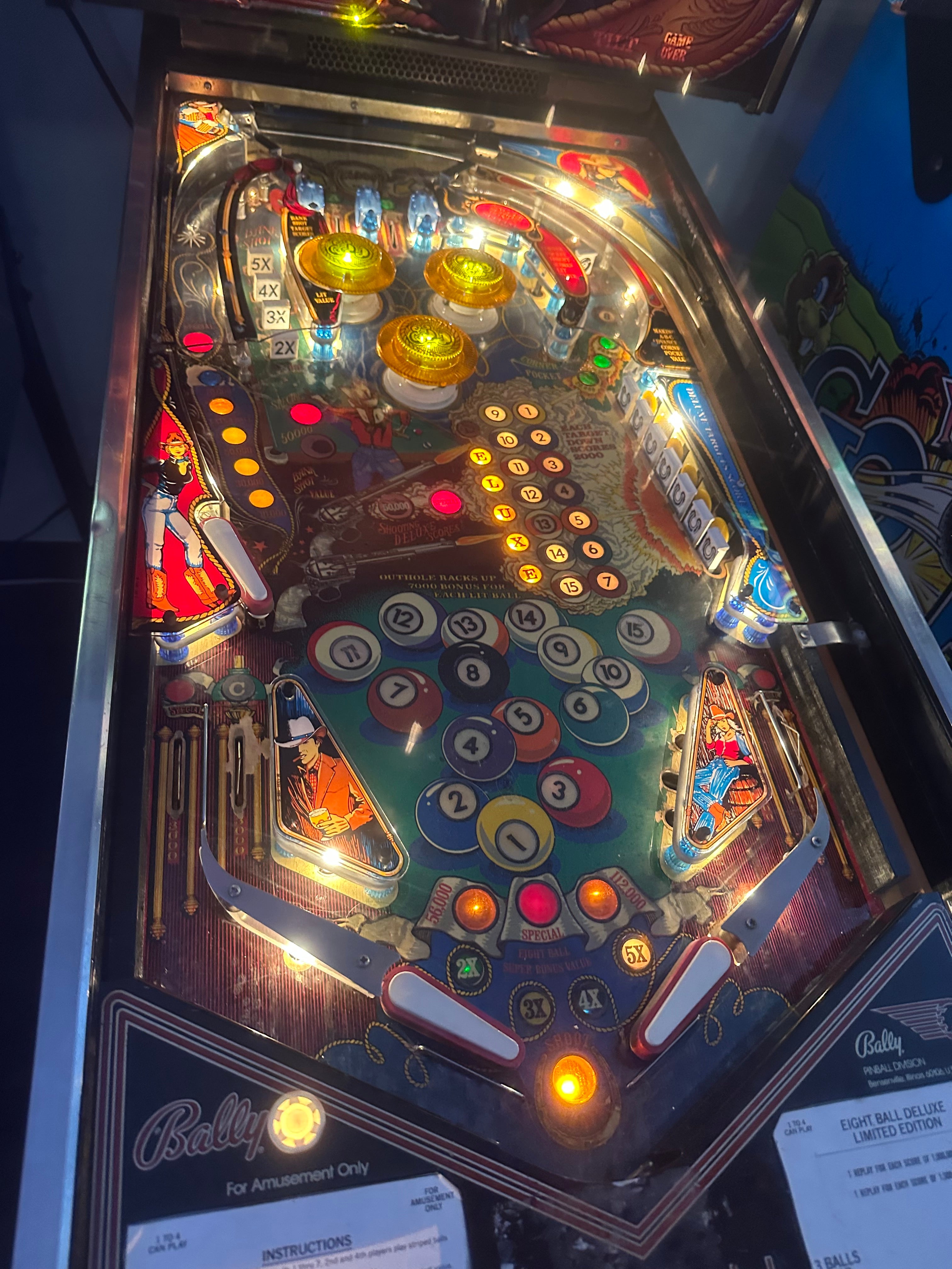 Bally Eight Ball Deluxe Pinball Machine
