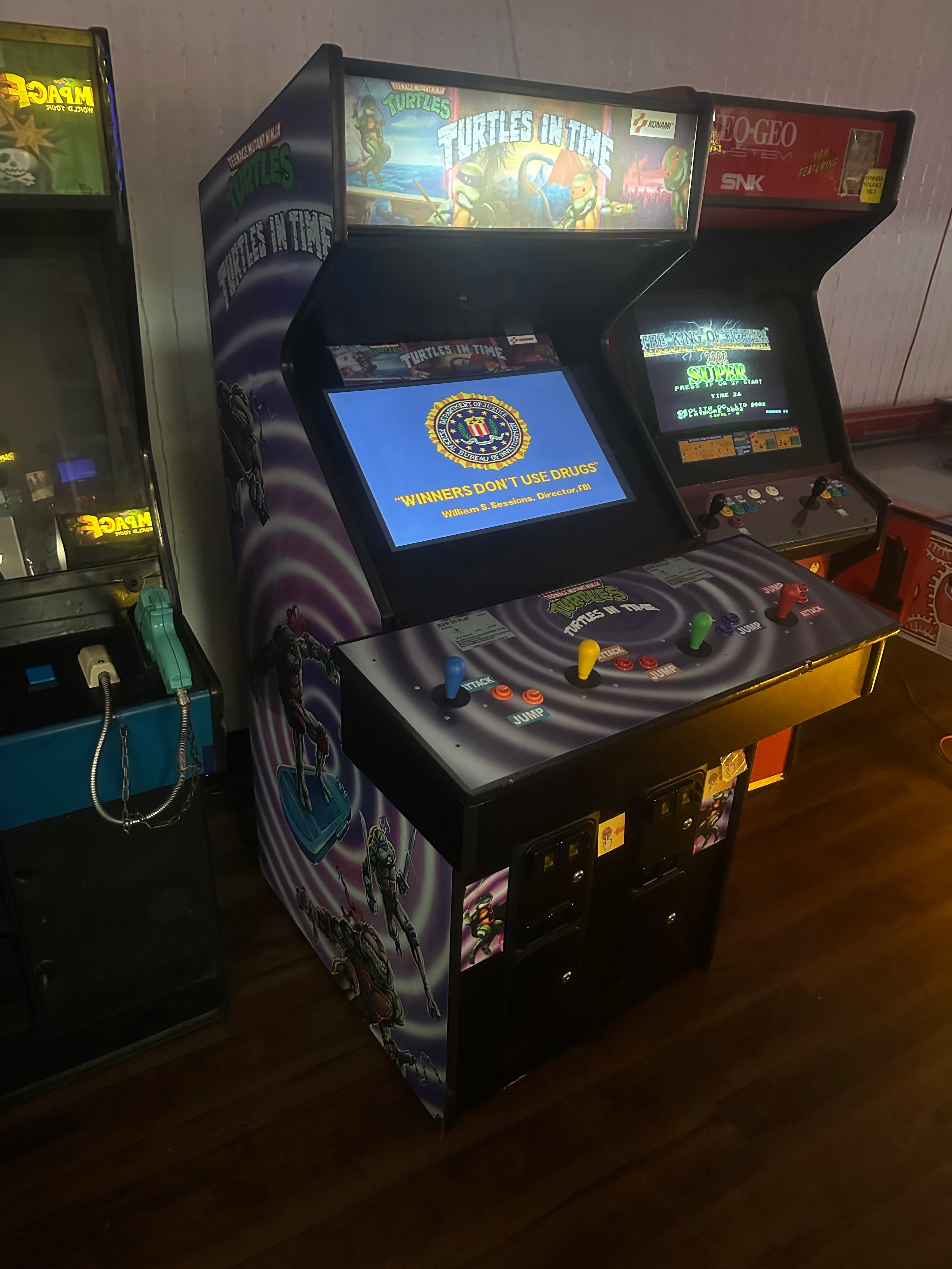 TMNT: Turtles in Time Arcade Game