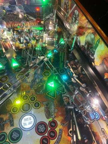 Image of Stern Pinball LOADED The Mandalorian Premium Pinball Machine