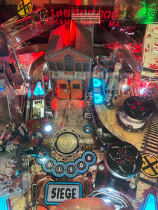 Stern Pinball LOADED The Walking Dead Premium Pinball Machine with Stern Topper