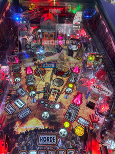 Stern Pinball LOADED The Walking Dead Premium Pinball Machine with Stern Topper
