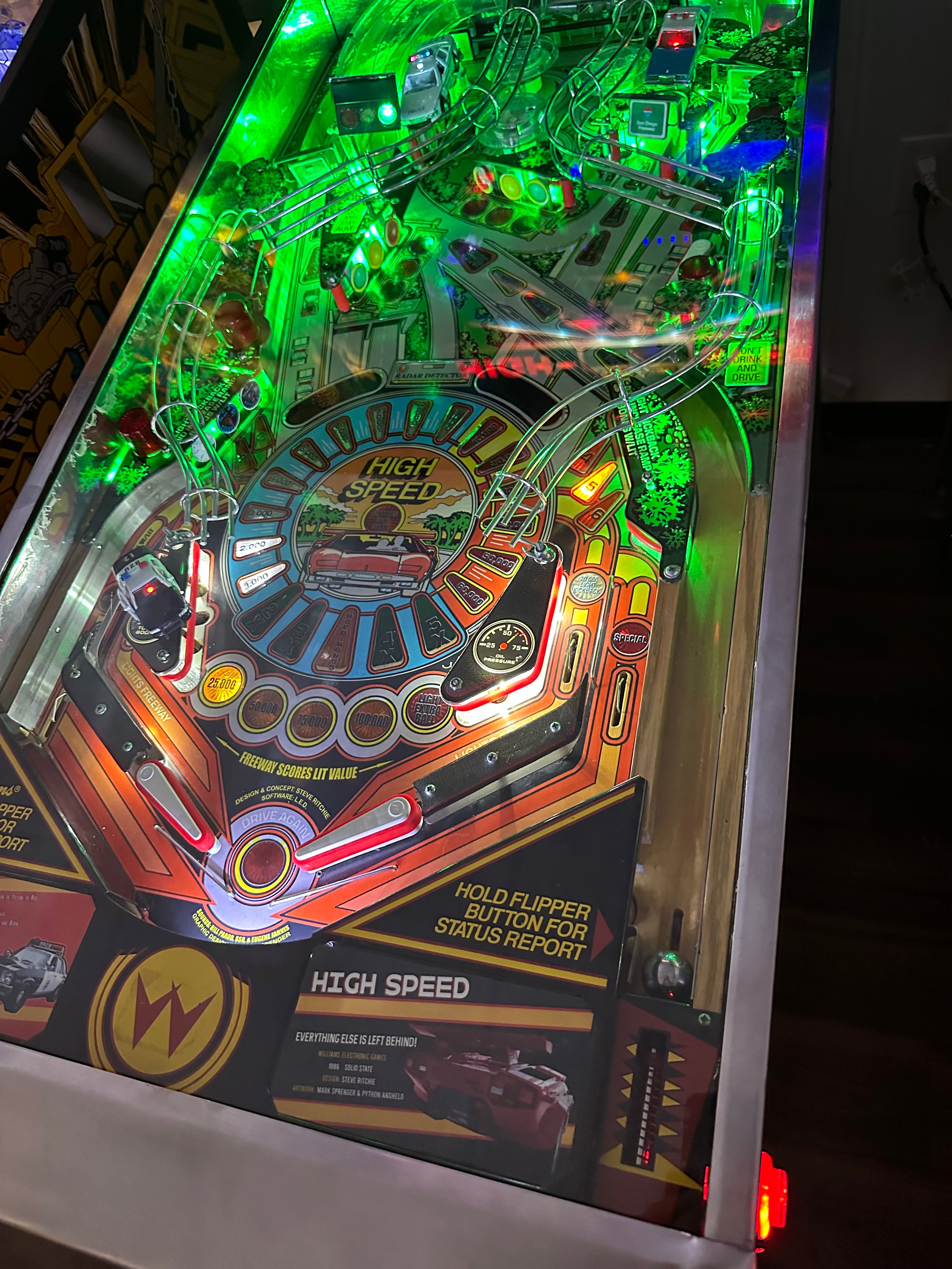 Williams High Speed Pinball Machine