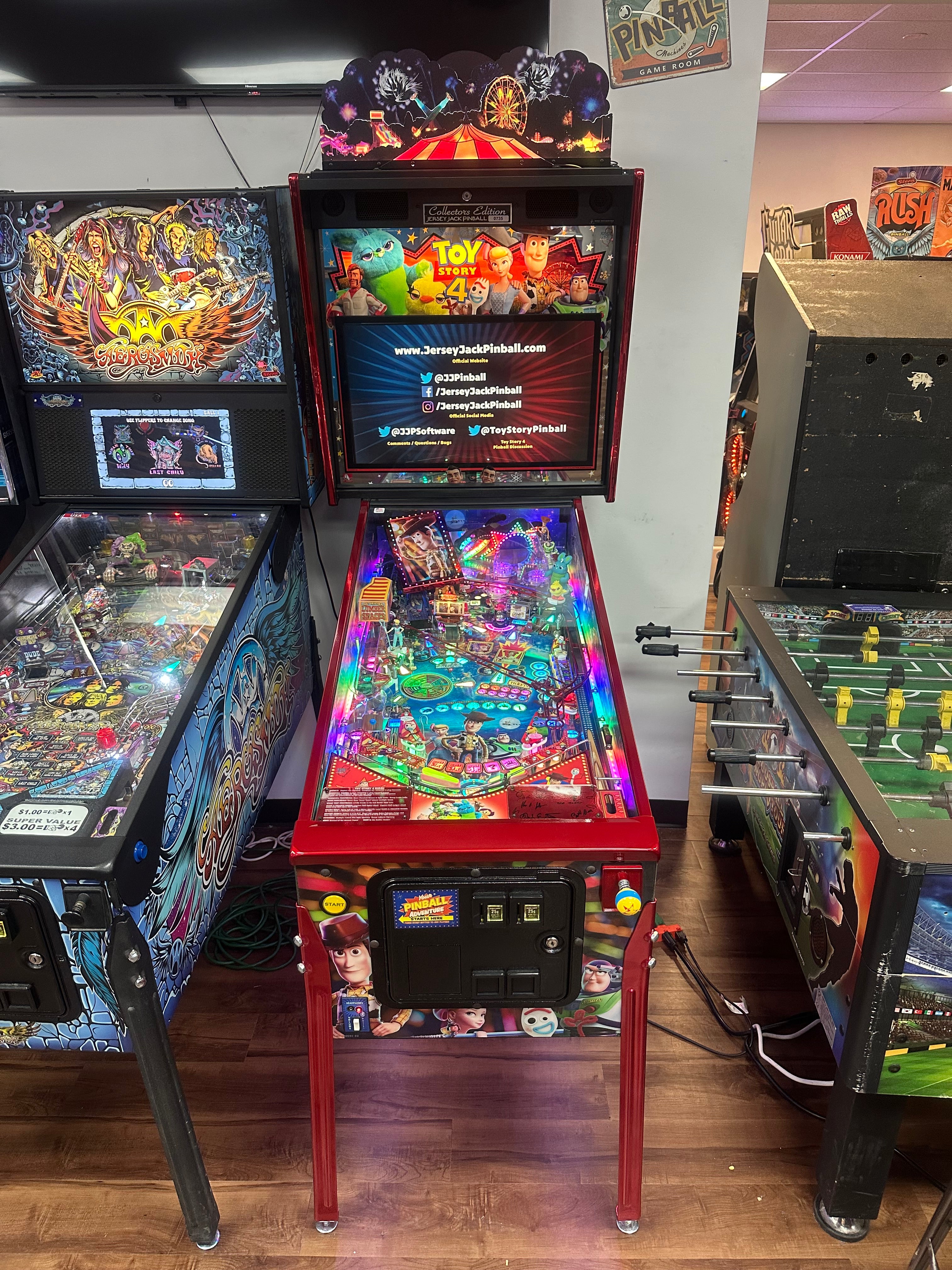 JJP Toy Story 4 Collectors Edition Pinball Machine