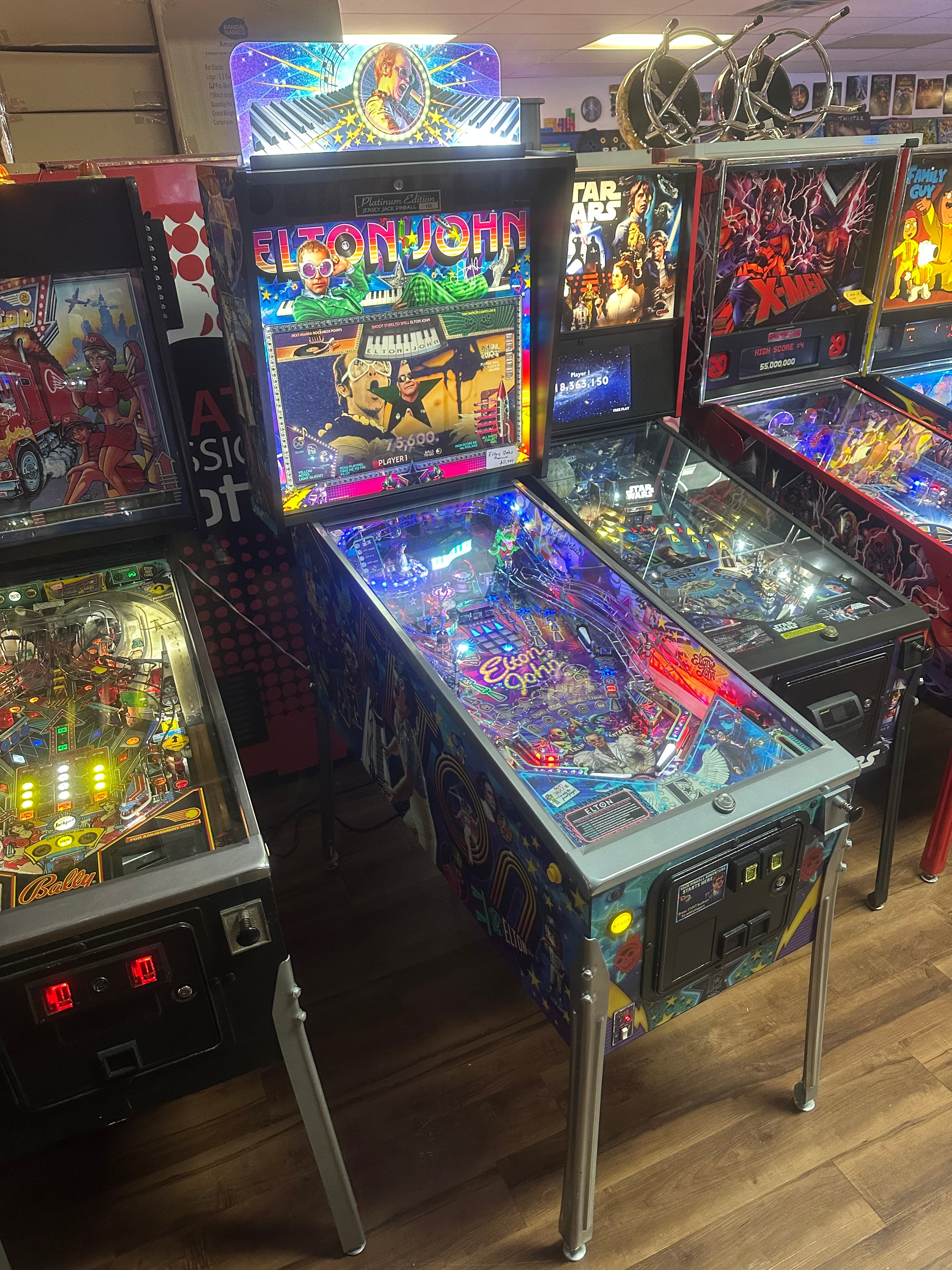 JJP Elton John Platinum Edition Pinball Machine