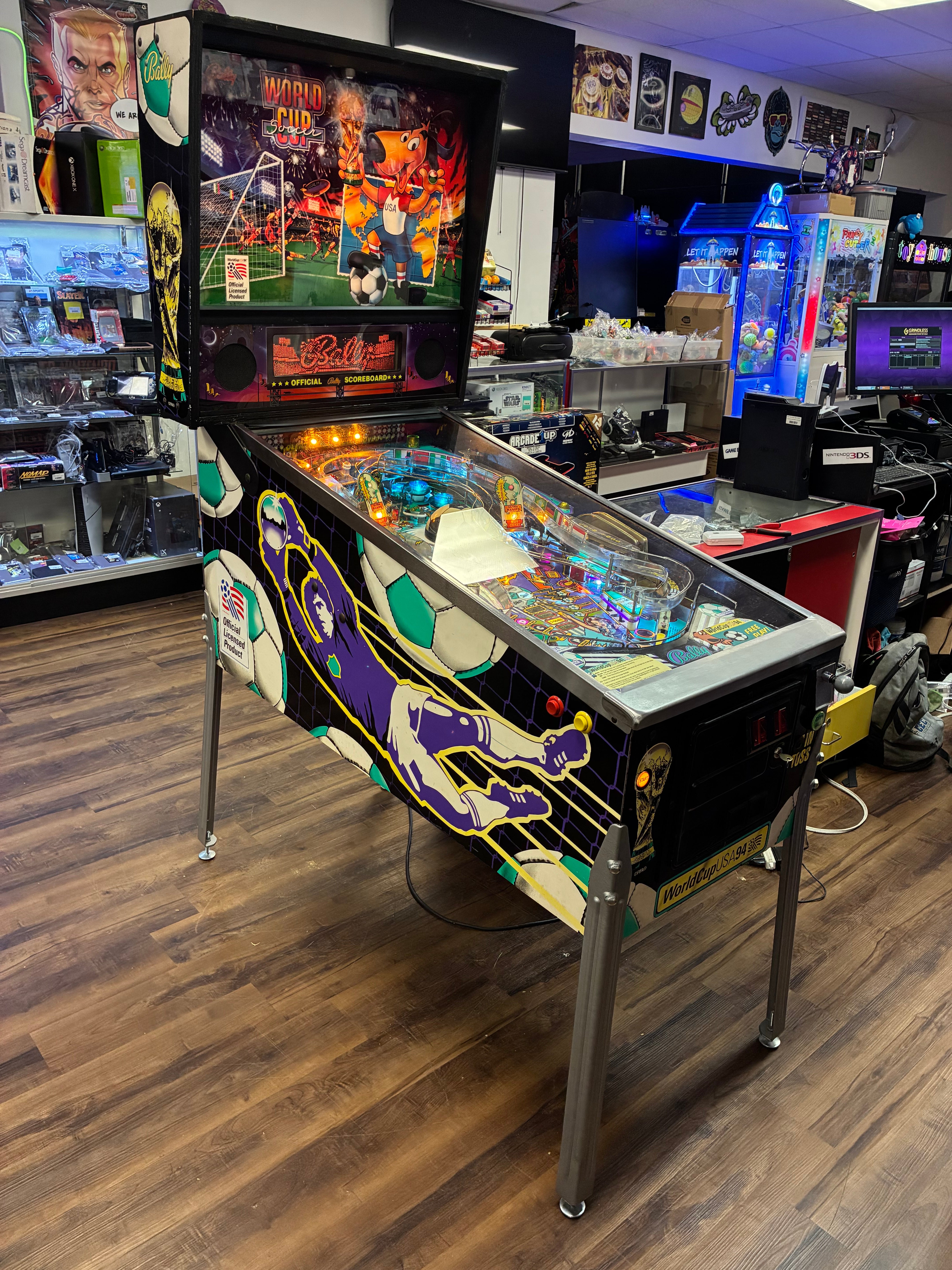 Bally World Cup Soccer Pinball Machine