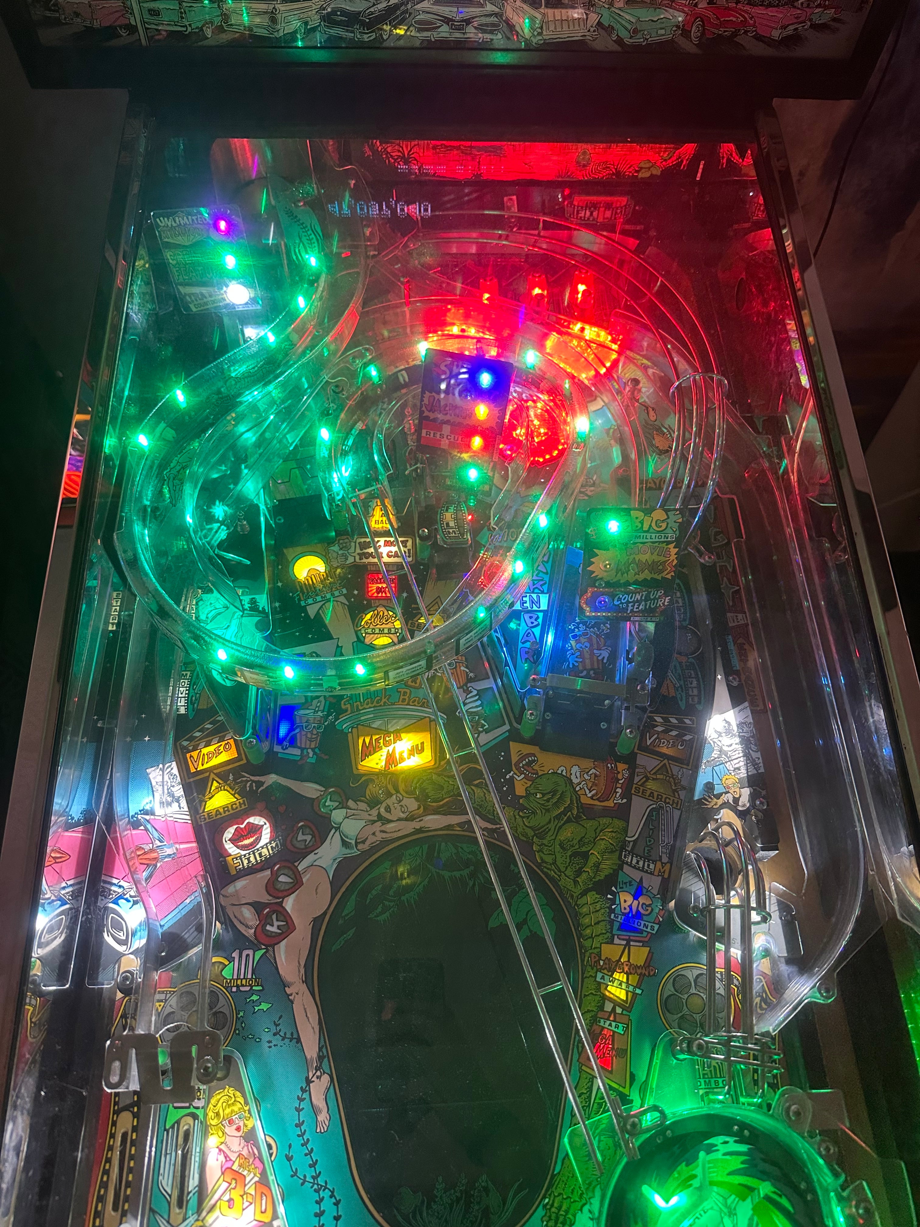 Bally LOADED Creature from the Black Lagoon Pinball Machine