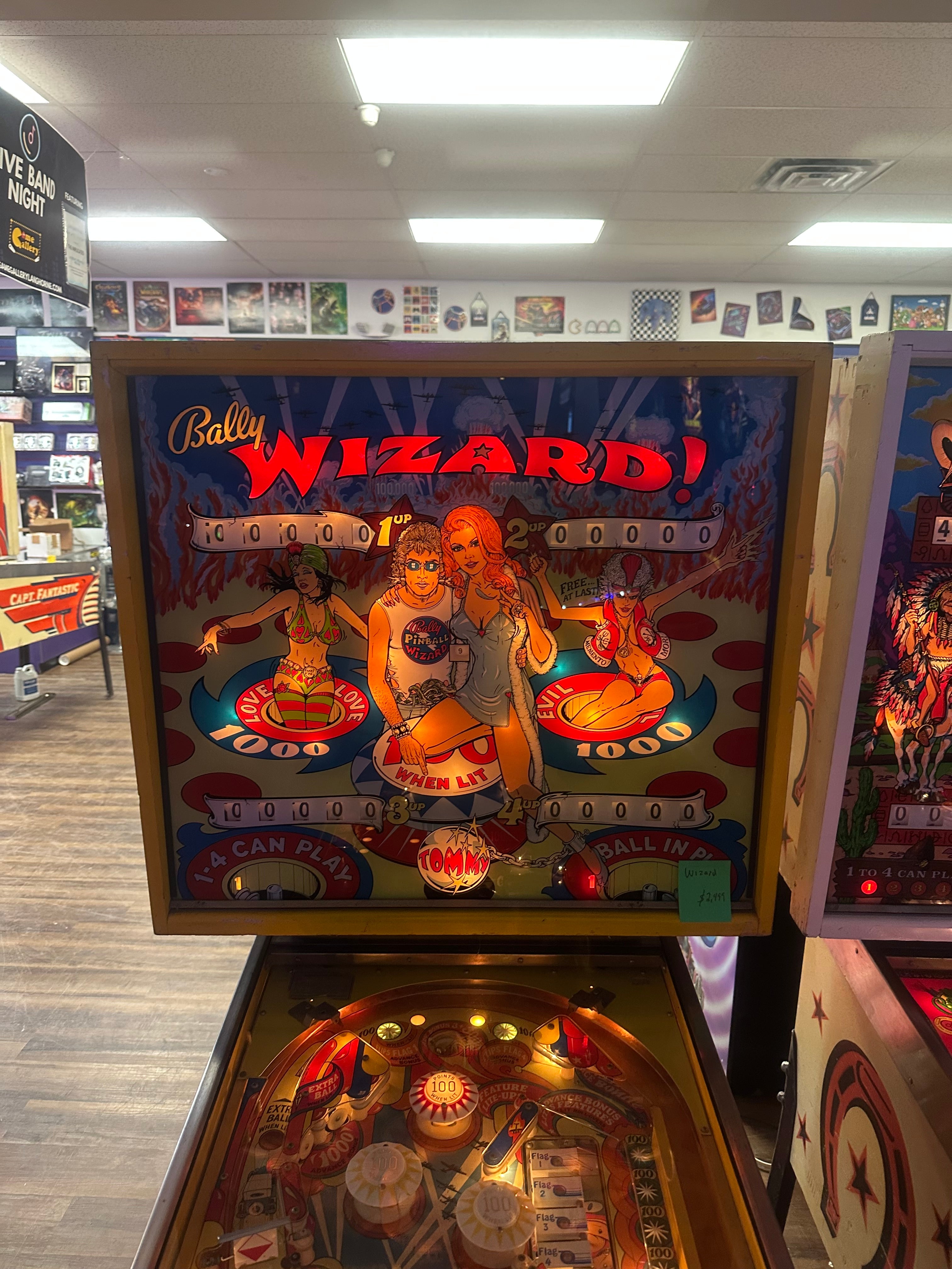 Bally Wizard Pinball Machine