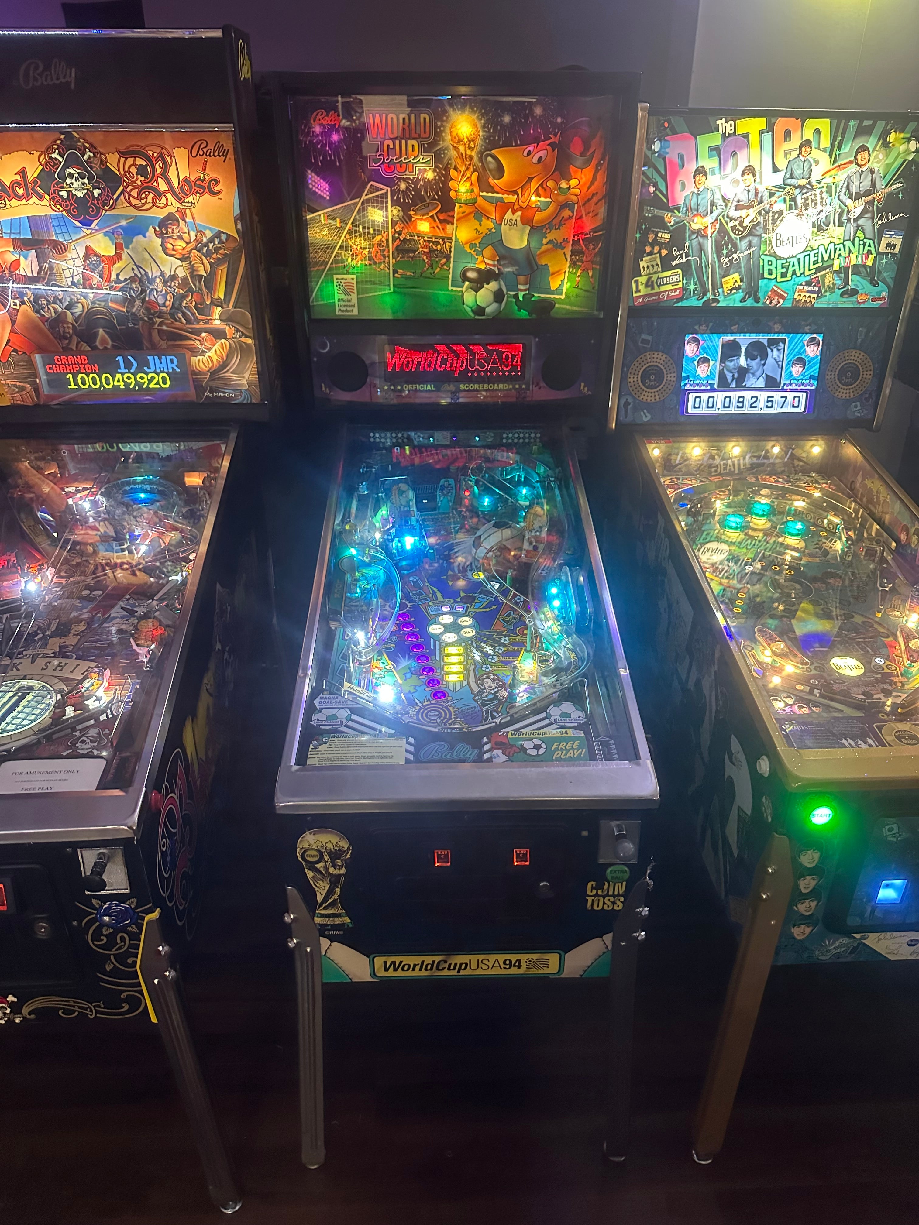 Bally World Cup Soccer Pinball Machine