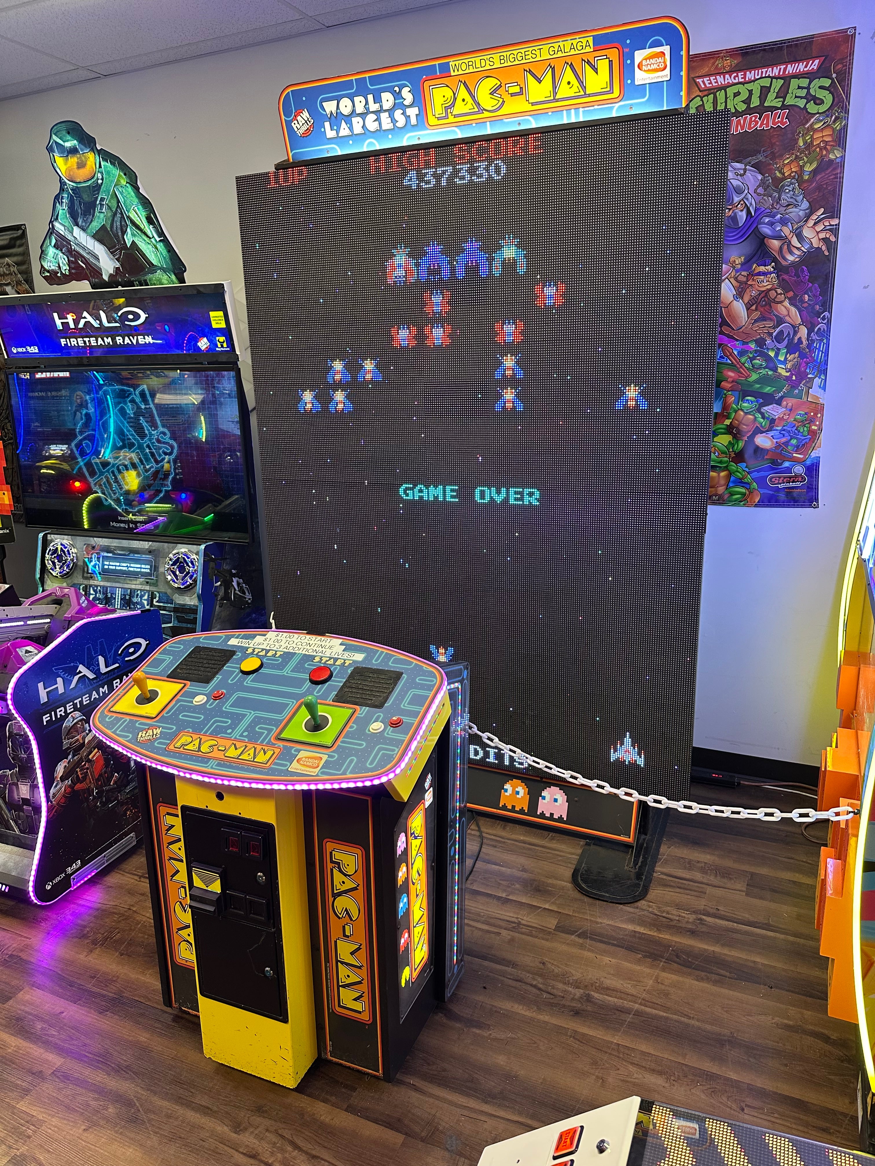Bandai Namco World's Largest Pacman Arcade Game