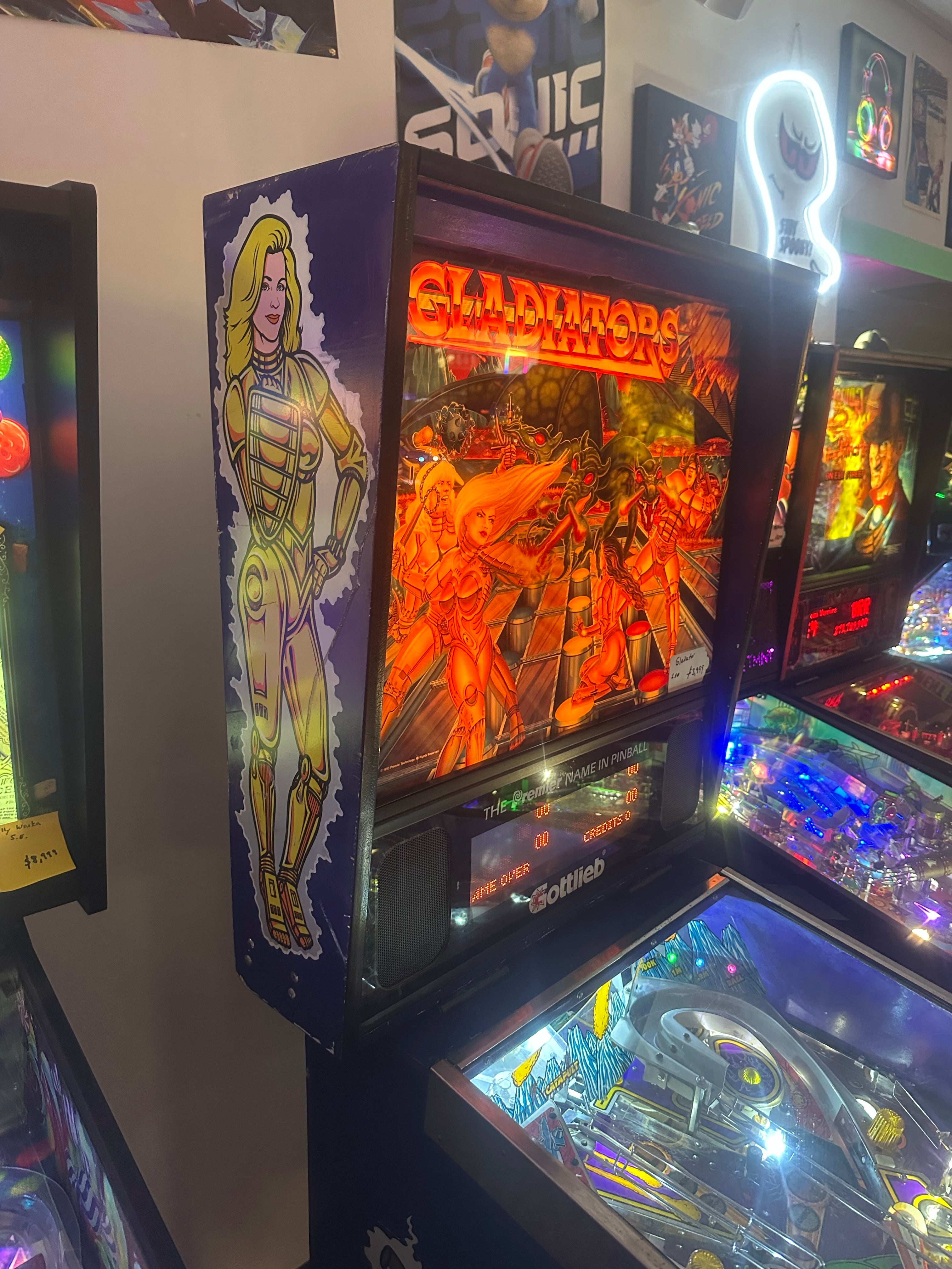 Gottlieb Gladiators Pinball Machine