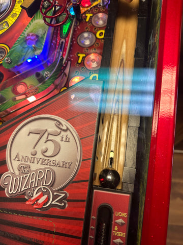 Image of Jersey Jack Pinball Wizard of Oz 75th Anniversary Ruby Red Edition Pinball Machine