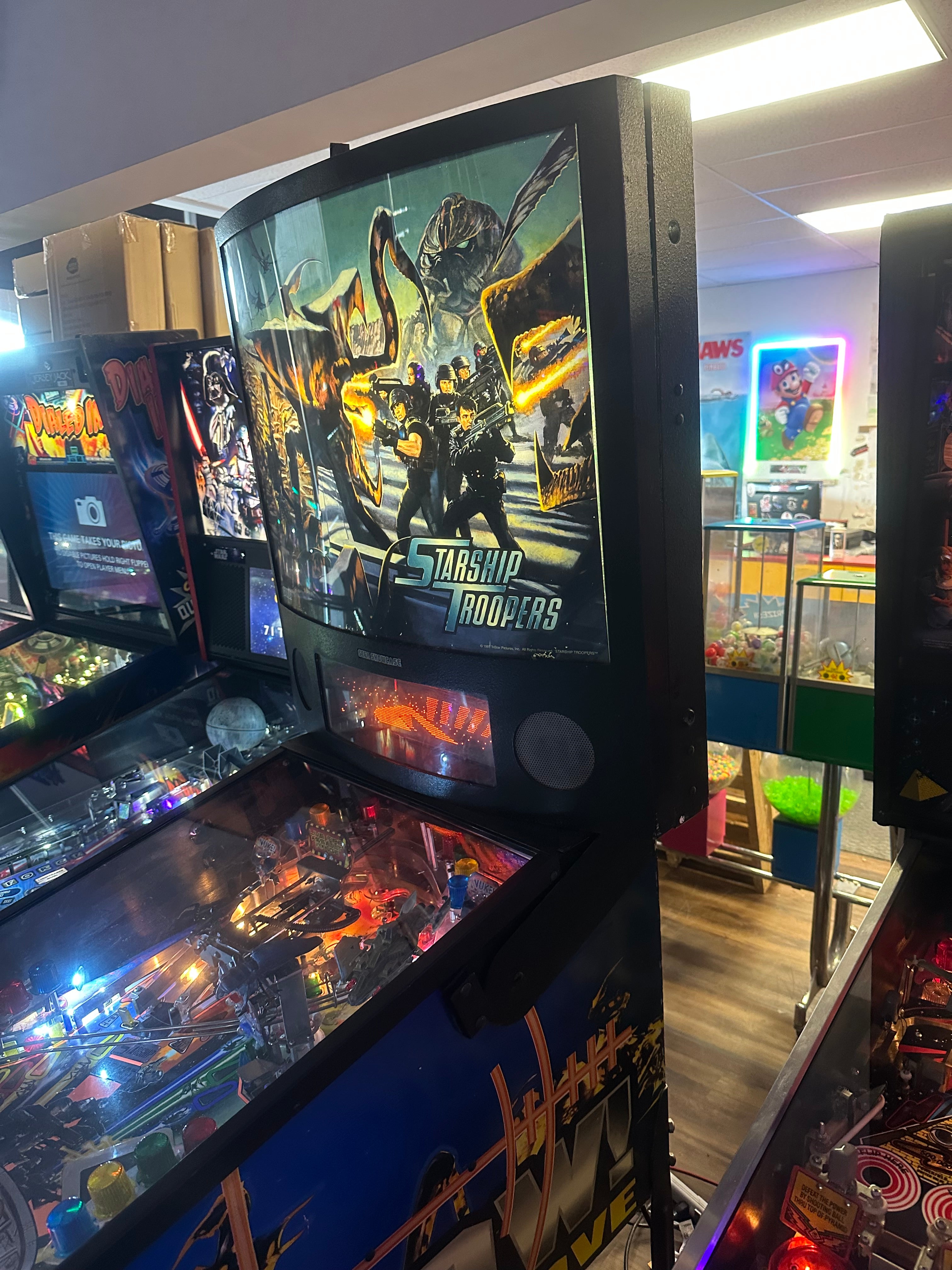 SEGA Starship Troopers Pinball Machine