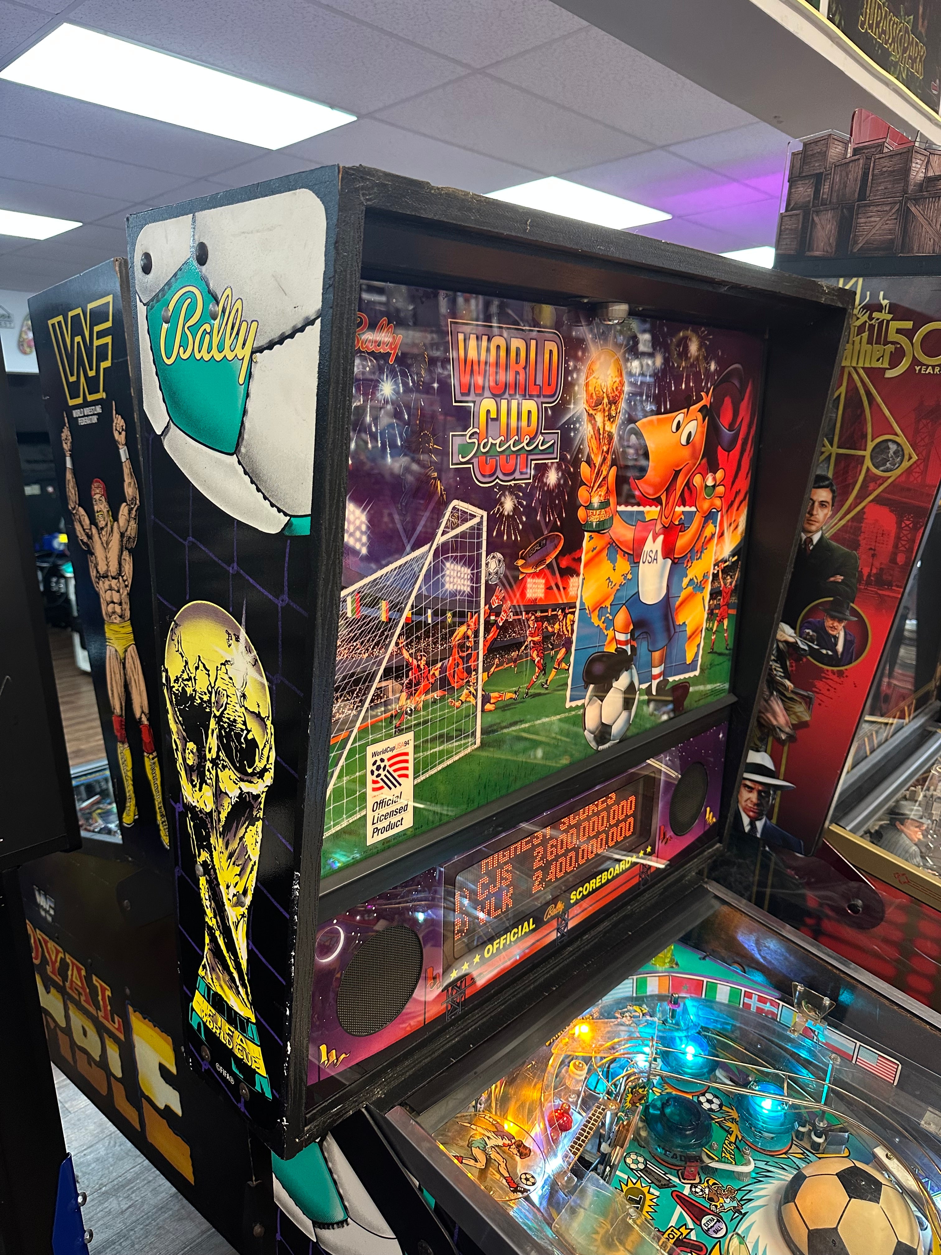 Bally World Cup Soccer Pinball Machine