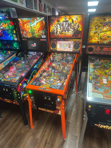 Image of Stern Pinball LOADED The Mandalorian Premium Pinball Machine