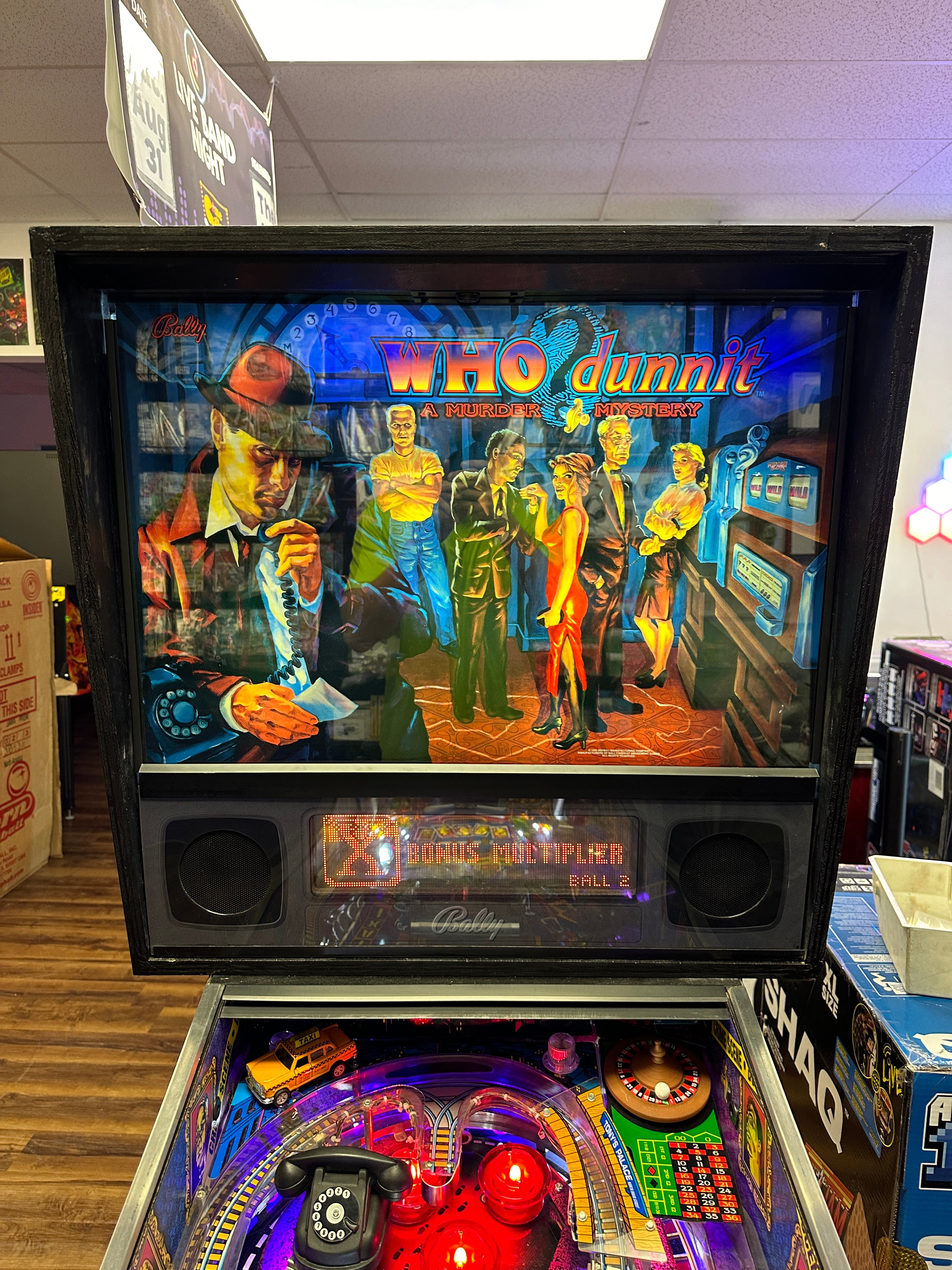 Bally Who Dunnit Pinball Machine
