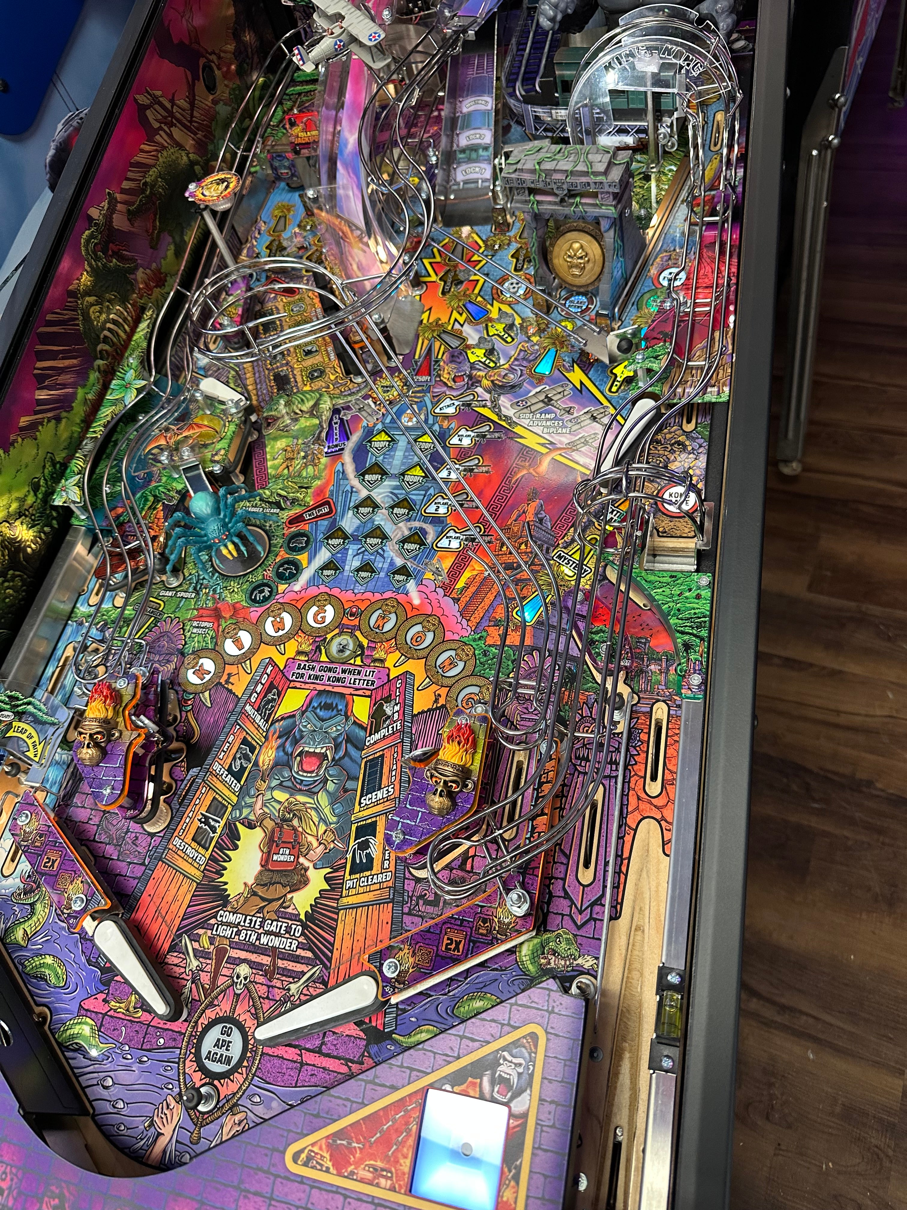 Stern Pinball LOADED King Kong: Myth of Terror Island Limited Edition Pinball Machine