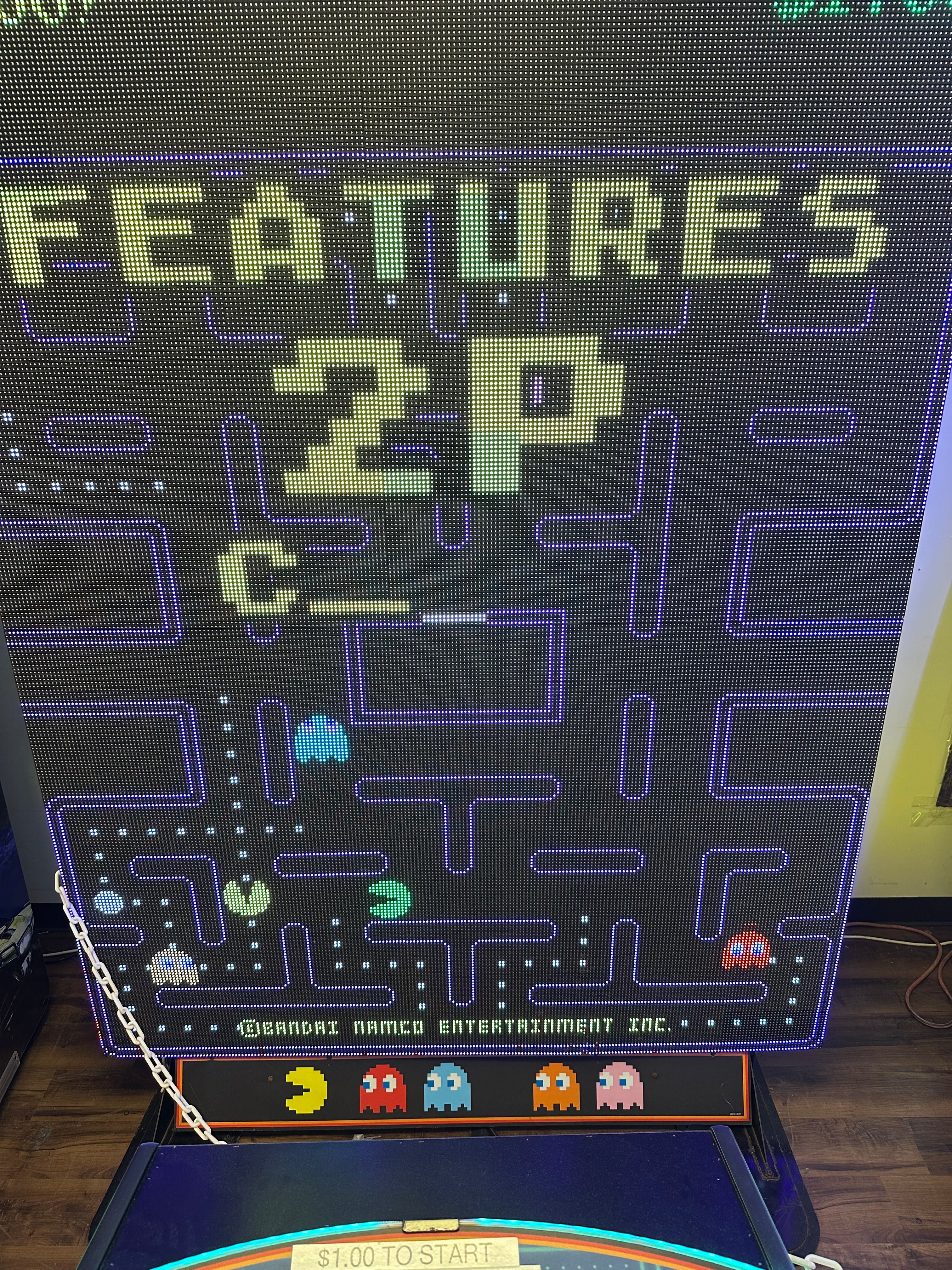 Bandai Namco World's Largest Pacman Arcade Game