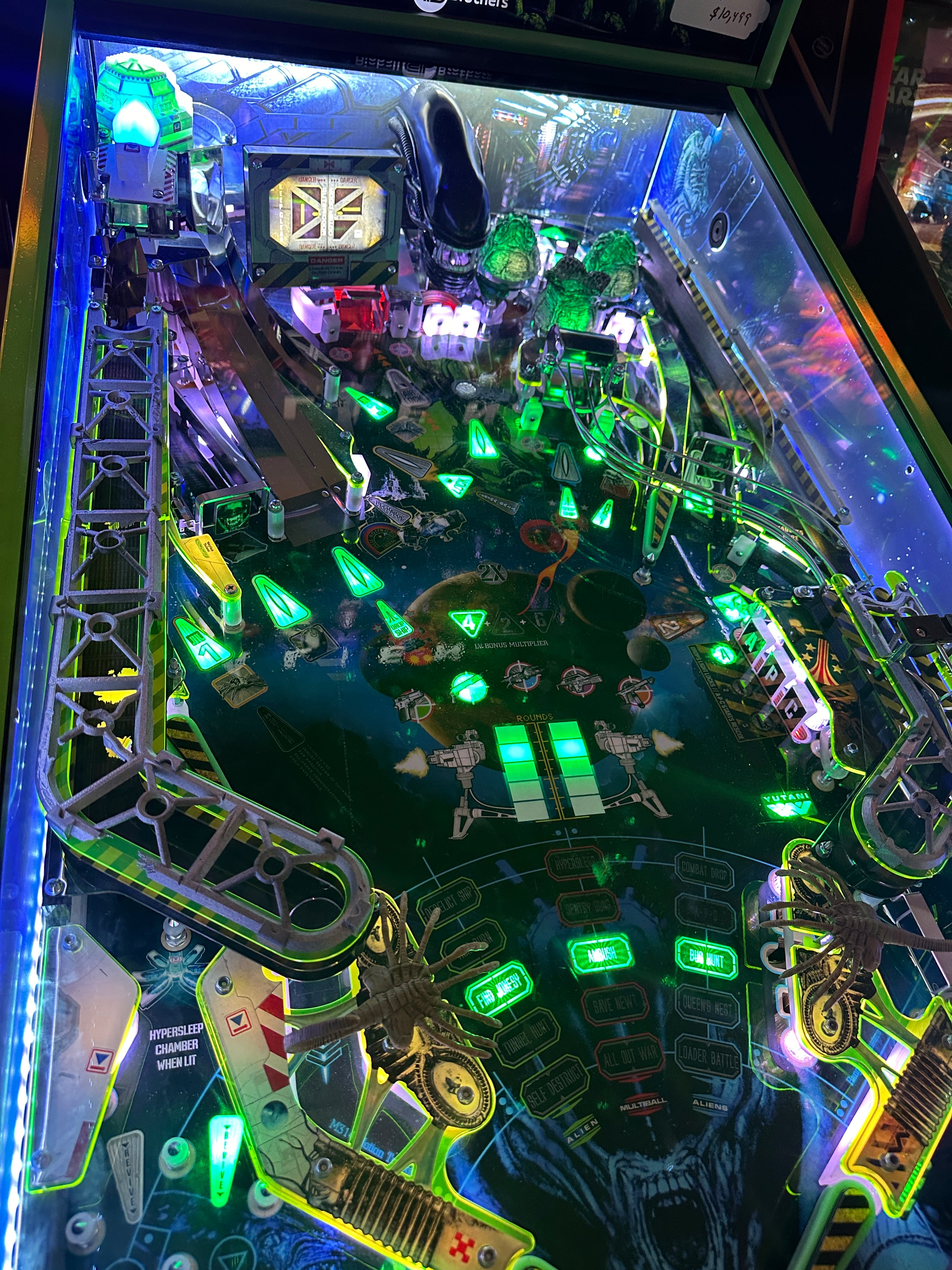 Pinball Brothers Alien Limited Version Pinball Machine