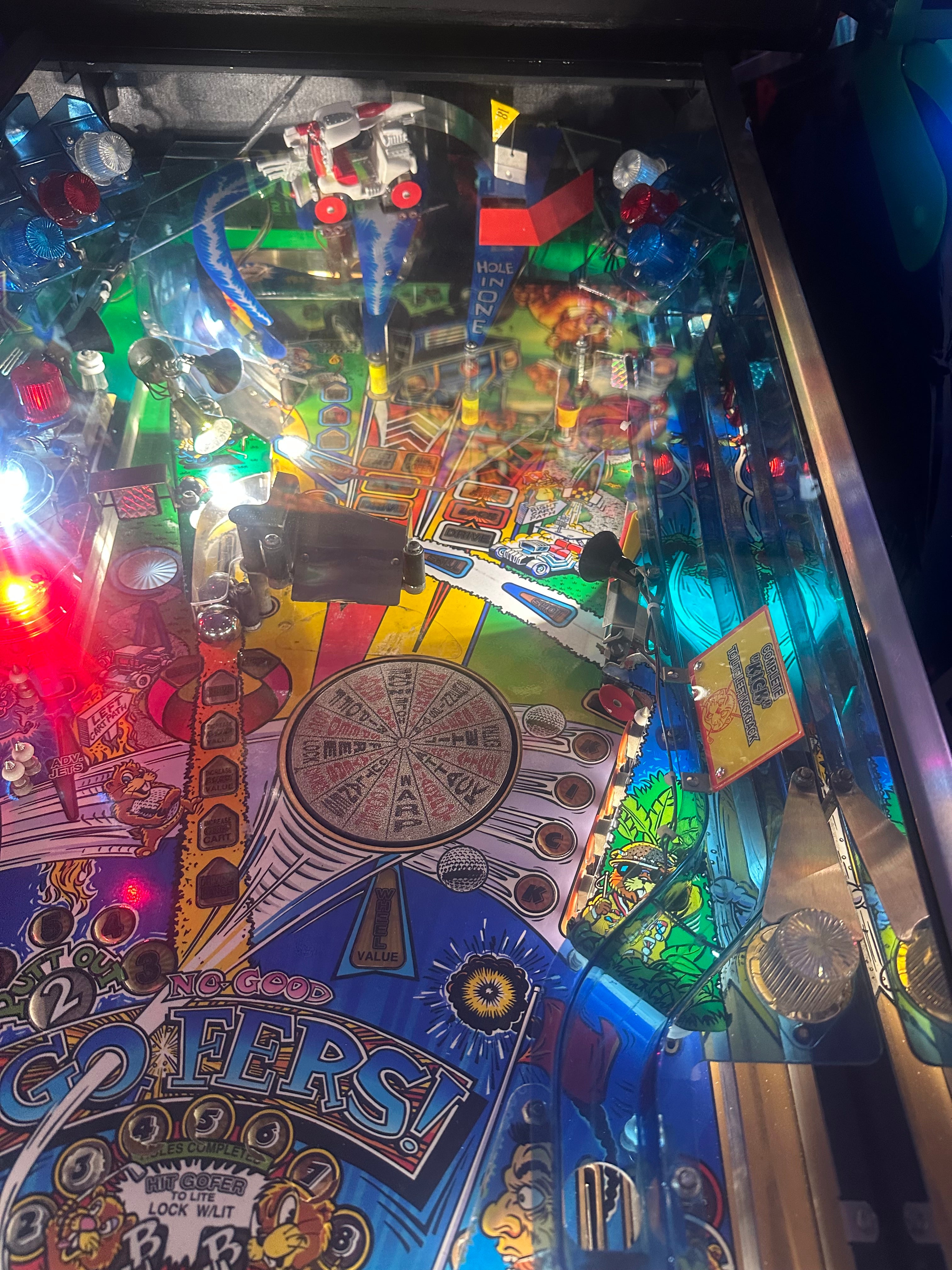 Williams LOADED No Good Gophers Pinball Machine