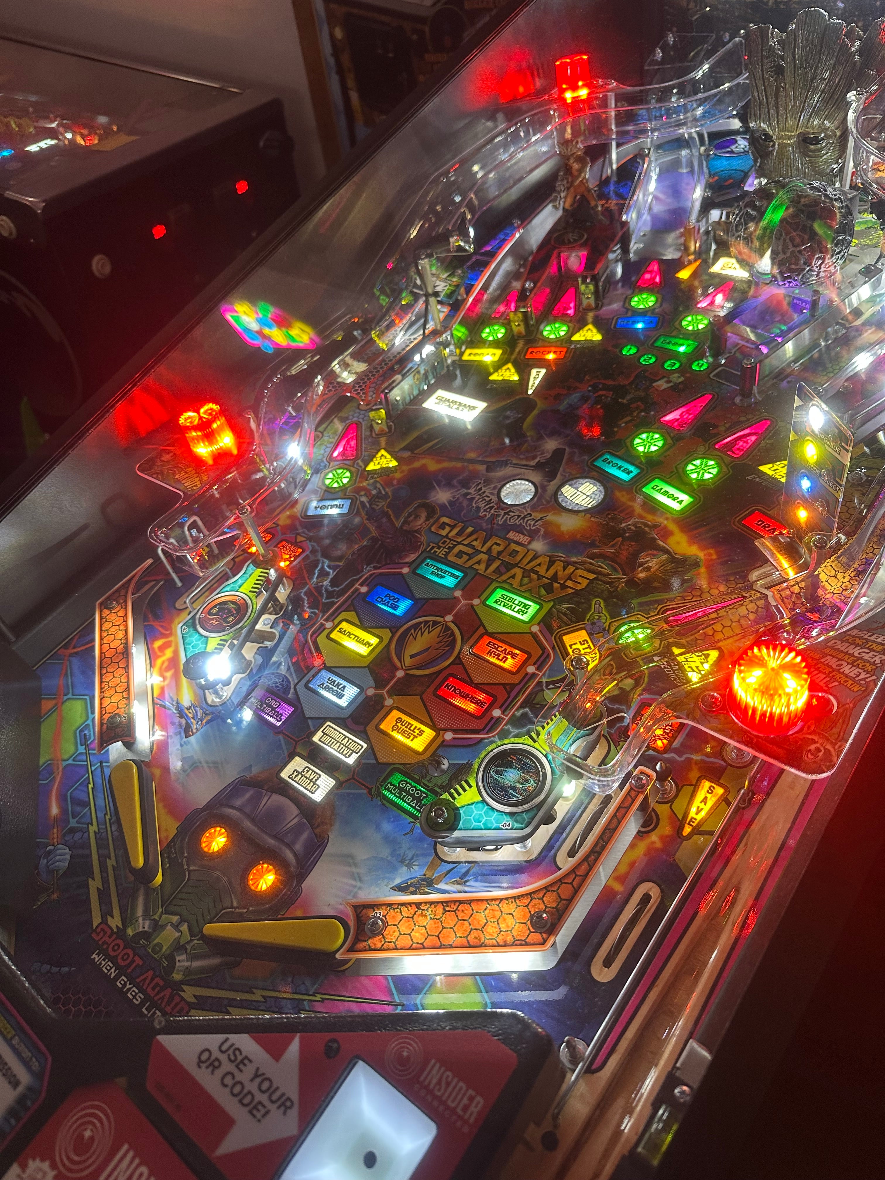 Stern Pinball Guardians of the Galaxy Pro Pinball Machine