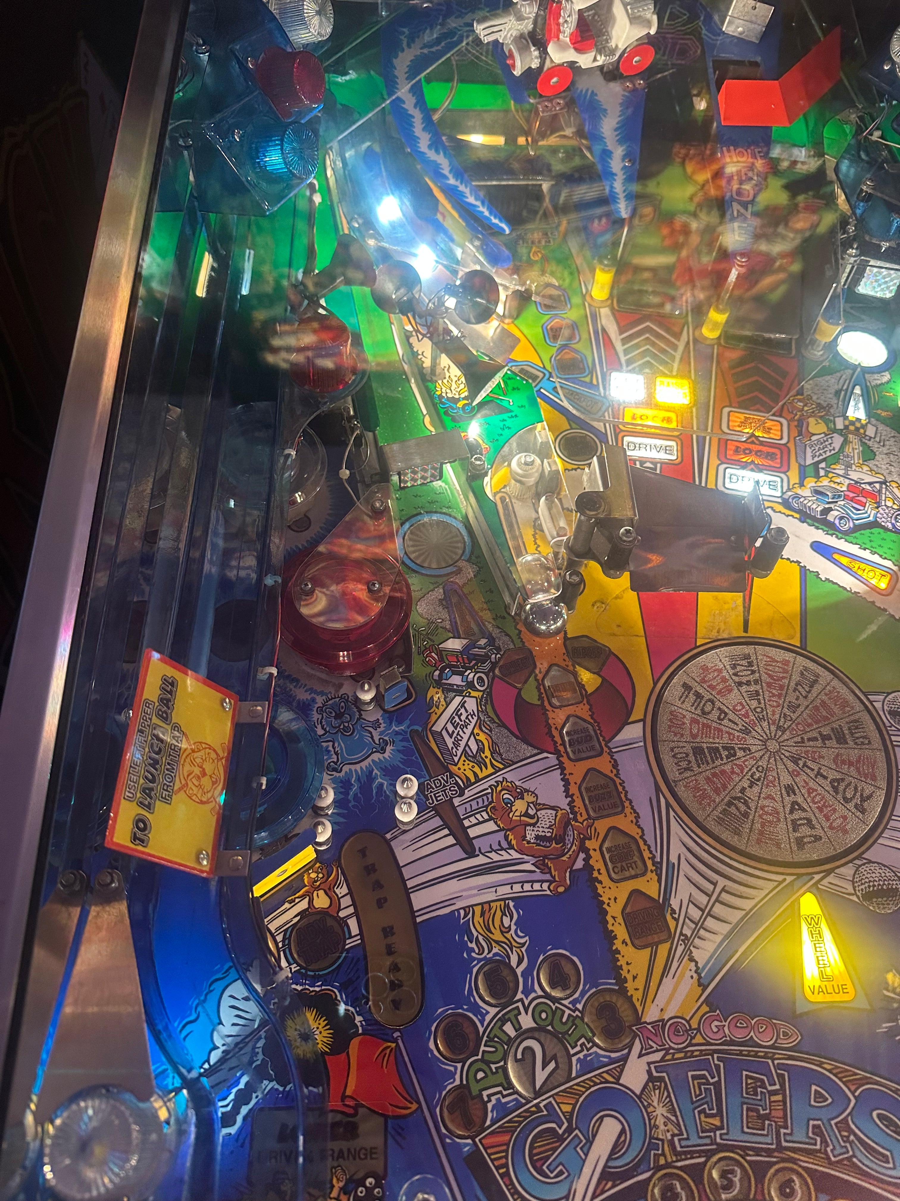 Williams LOADED No Good Gophers Pinball Machine