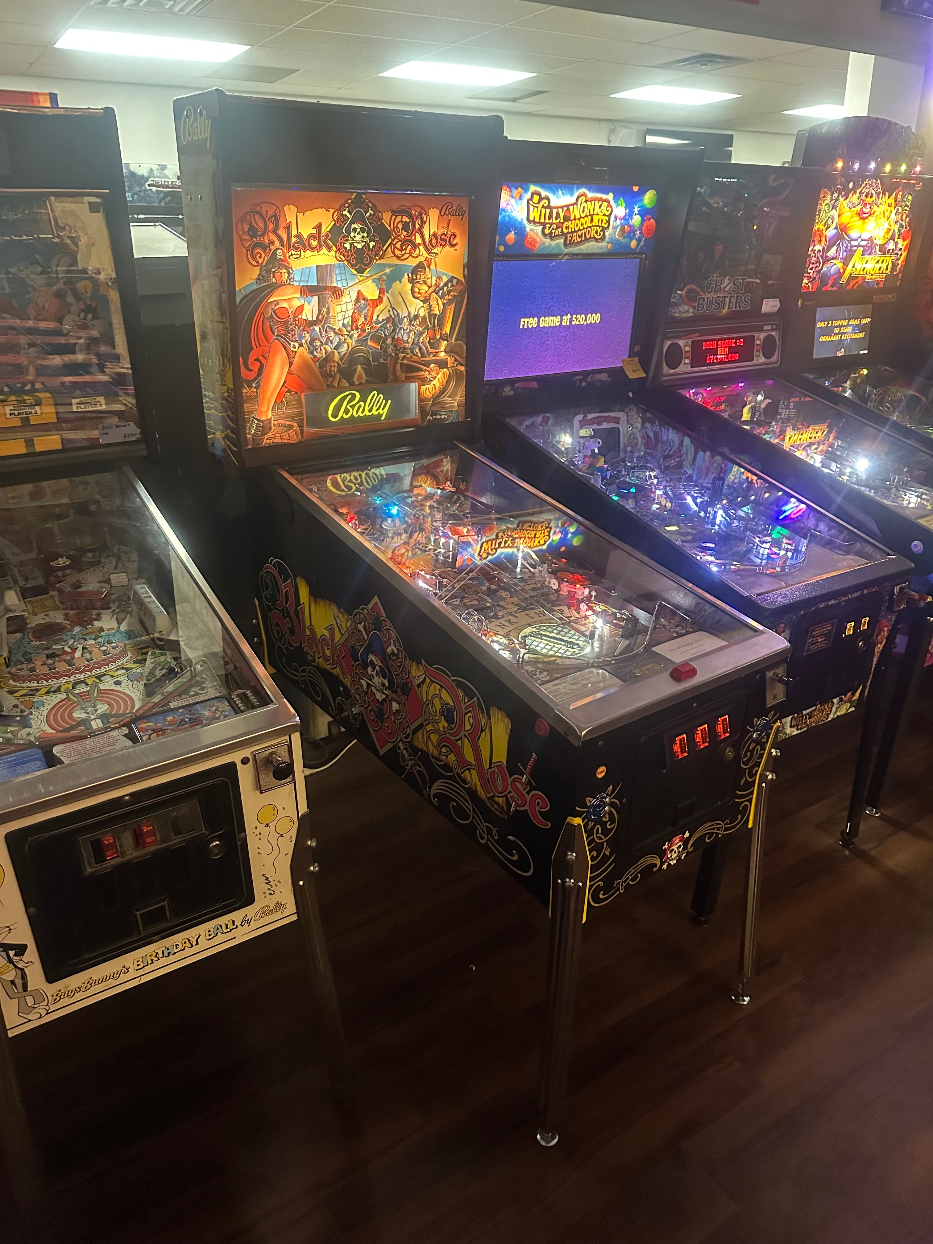 Bally Black Rose Pinball Machine