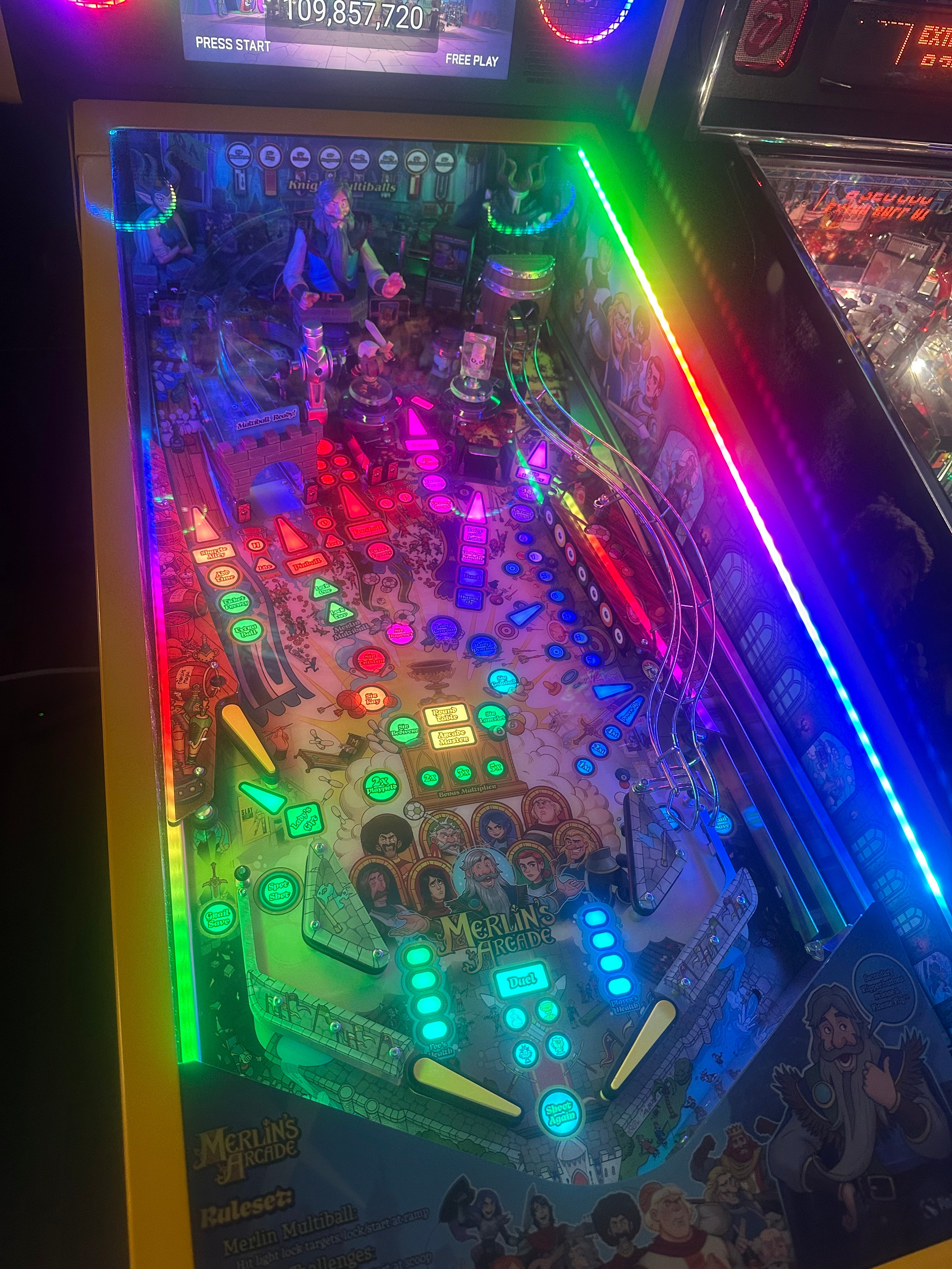 Turner Pinball Merlin's Arcade Pinball Machine - Legendary Edition