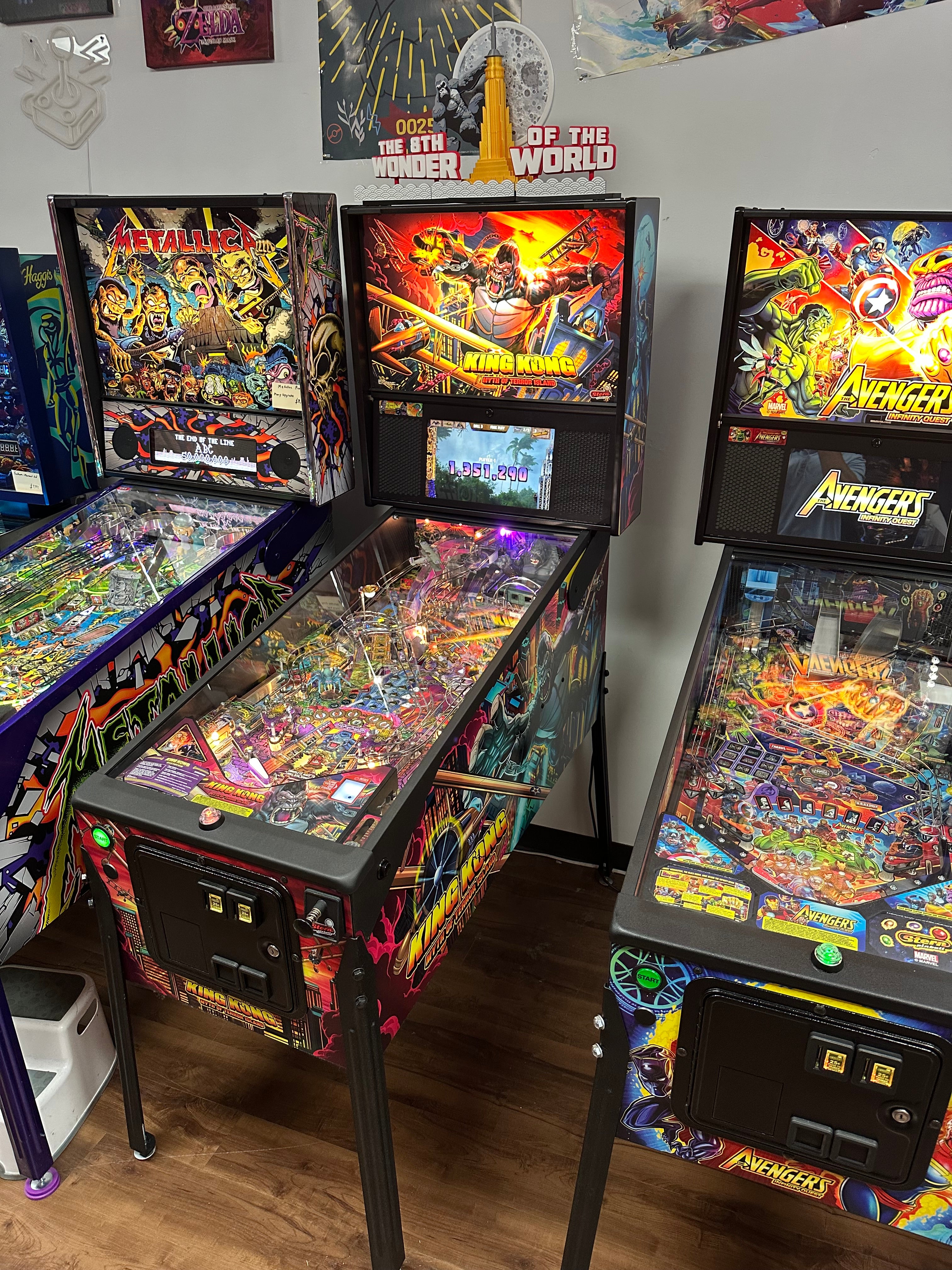 Stern Pinball King Kong: Myth of Terror Island Premium Pinball Machine