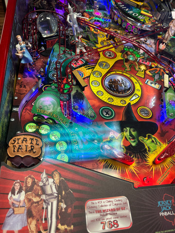 Image of Jersey Jack Pinball Wizard of Oz 75th Anniversary Ruby Red Edition Pinball Machine
