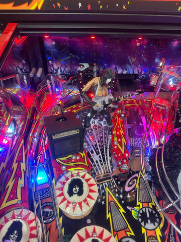 Image of Stern Pinball KISS Limited Edition Pinball Machine with Stern Topper