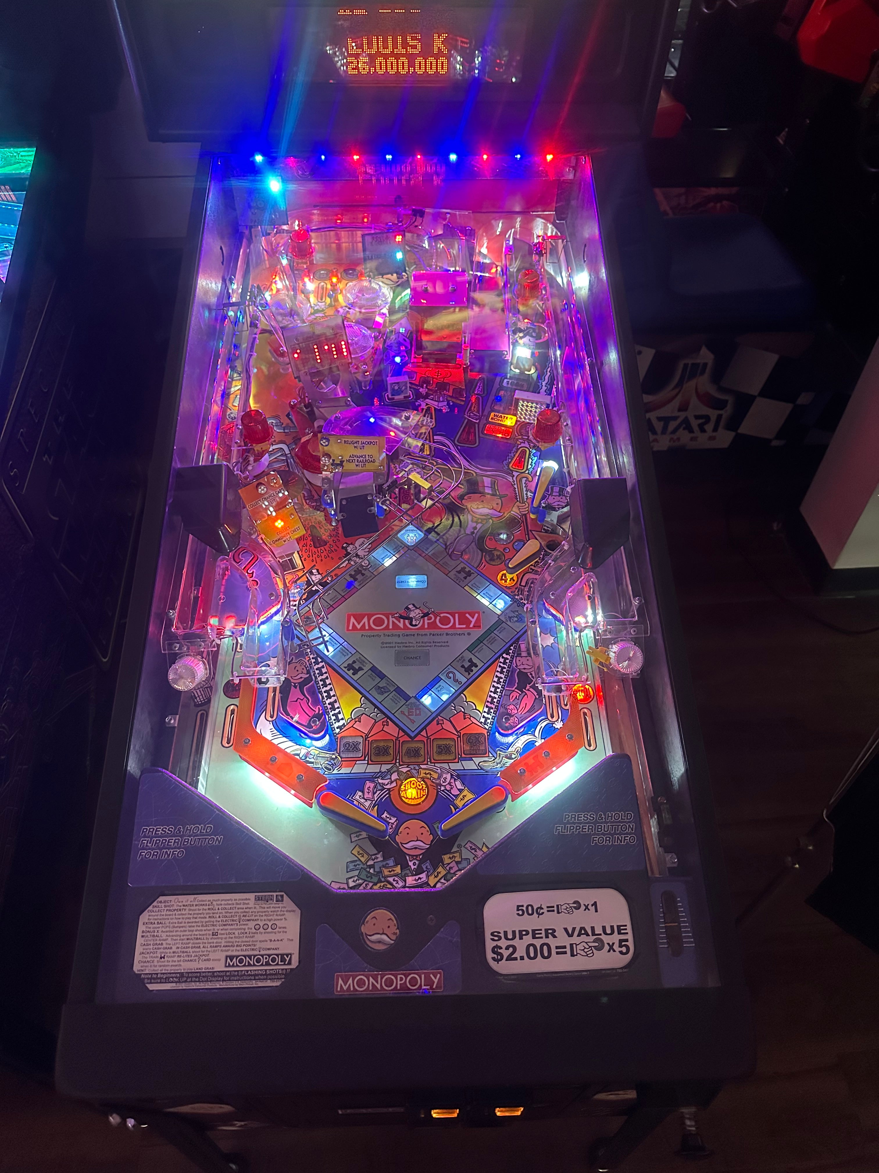 Stern Pinball Monopoly Pinball Machine