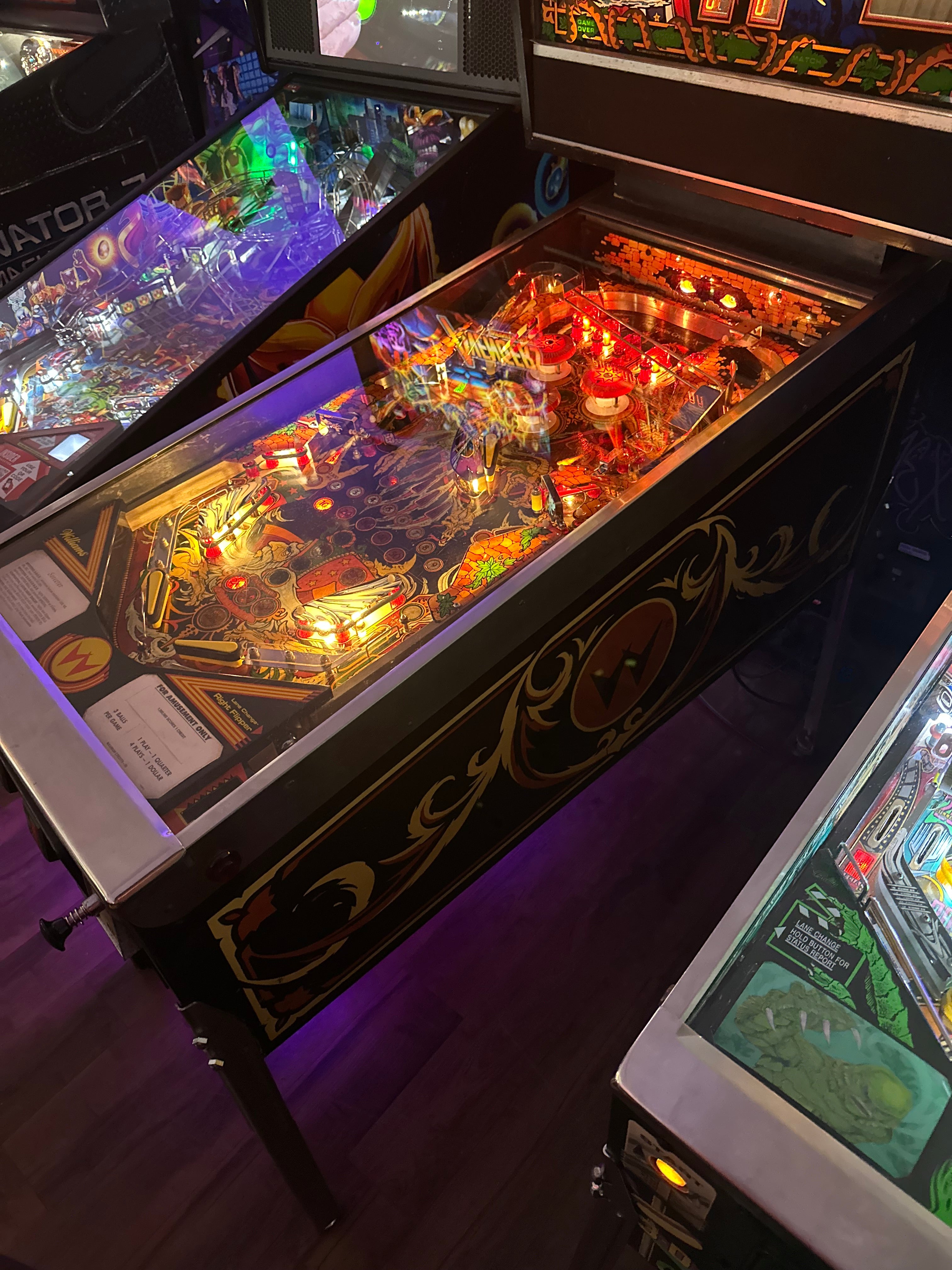 Williams Sorcerer Pinball Machine